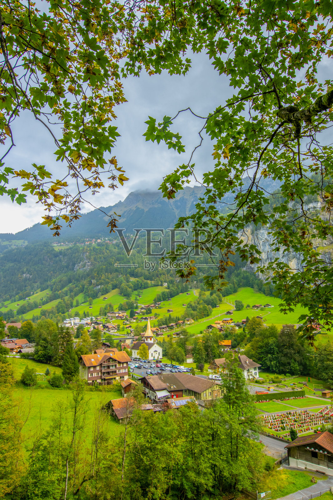 瑞士村照片摄影图片