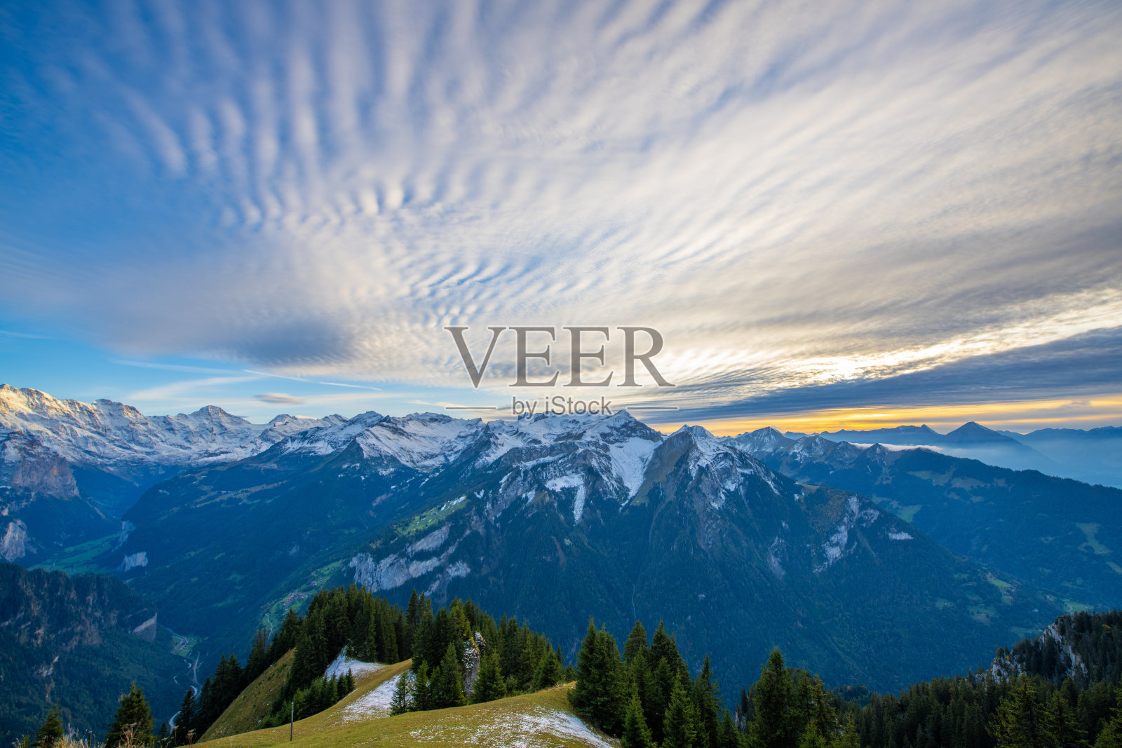 瑞士村照片摄影图片