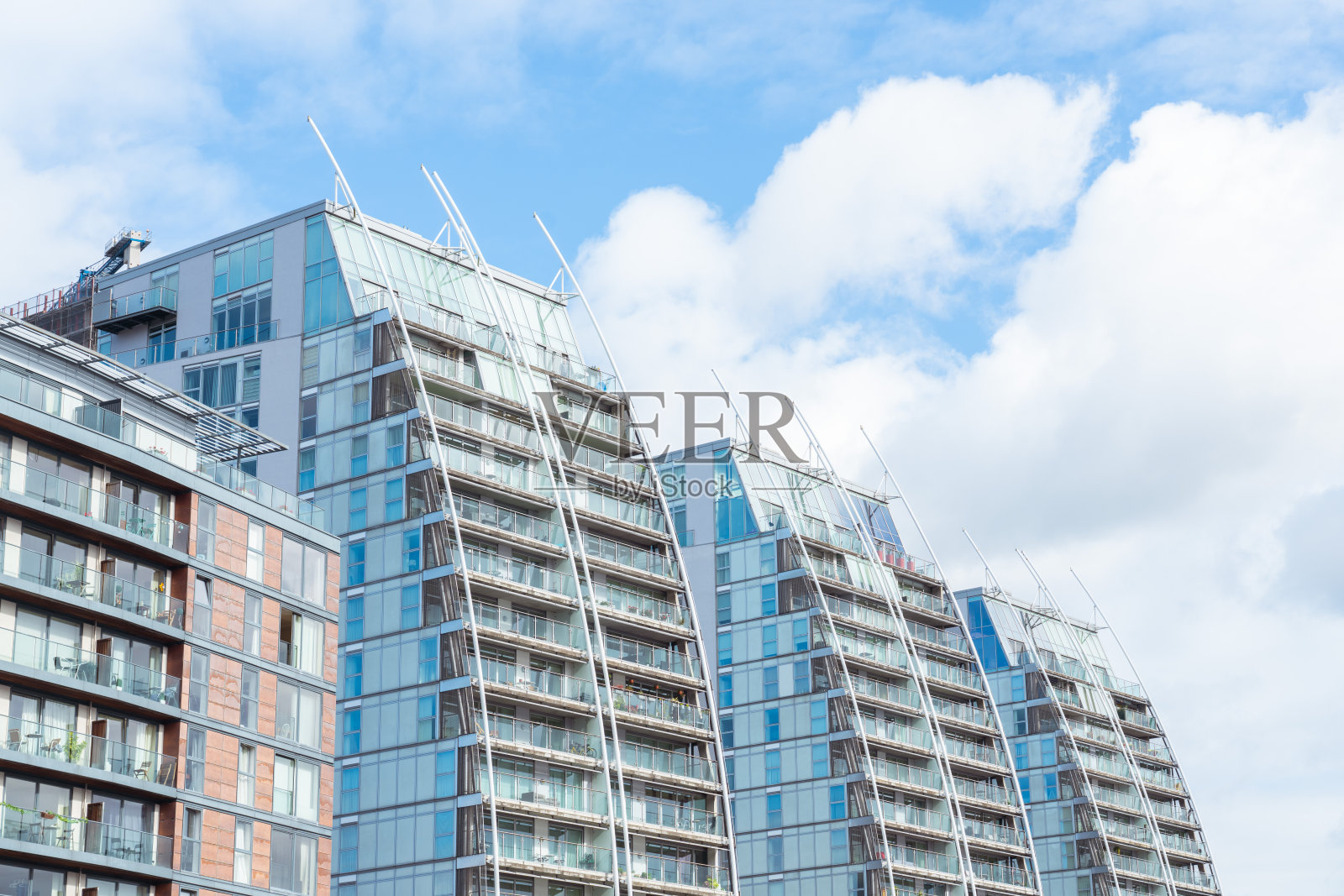 曼彻斯特的现代建筑景观照片摄影图片