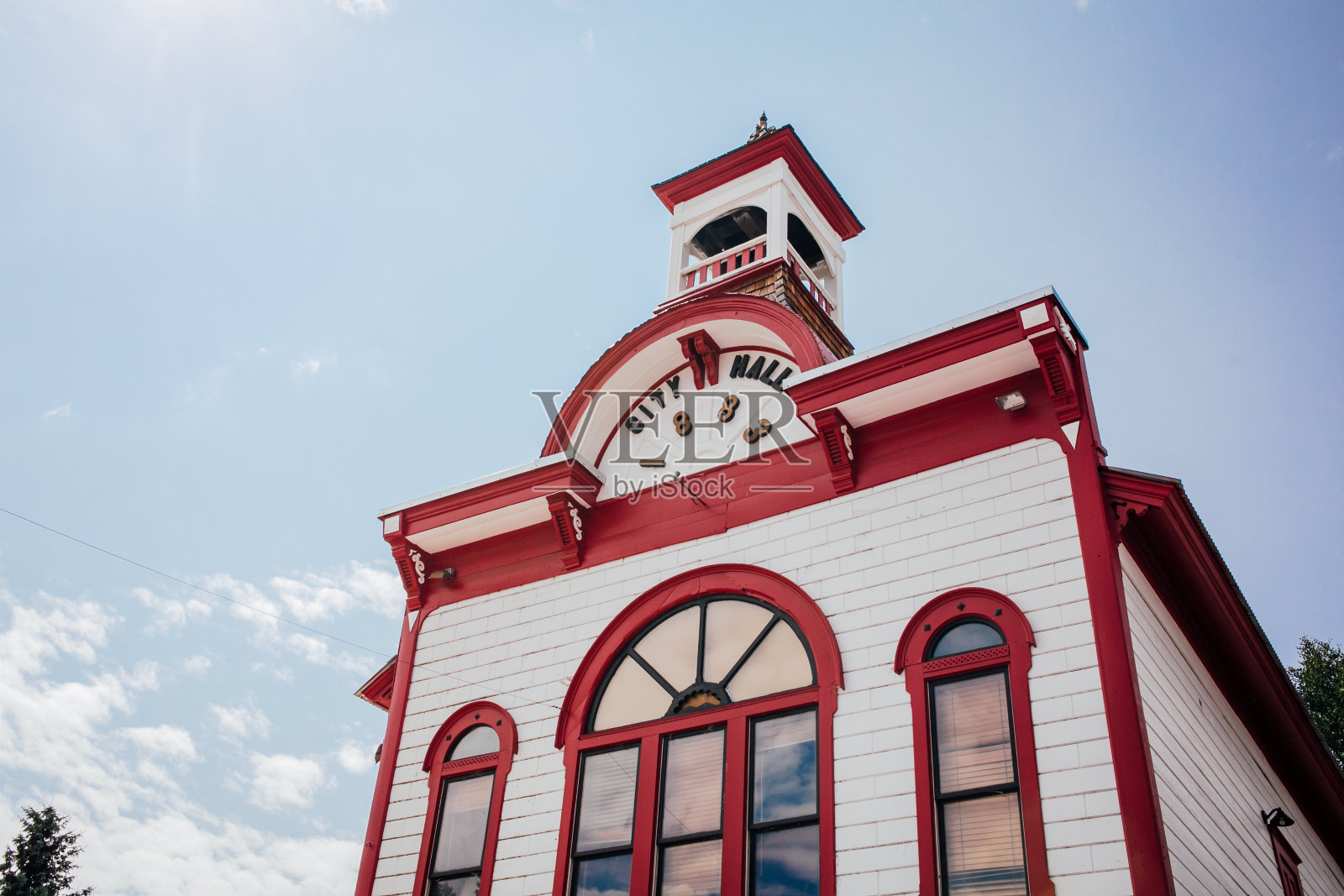 冠顶丘市政厅照片摄影图片