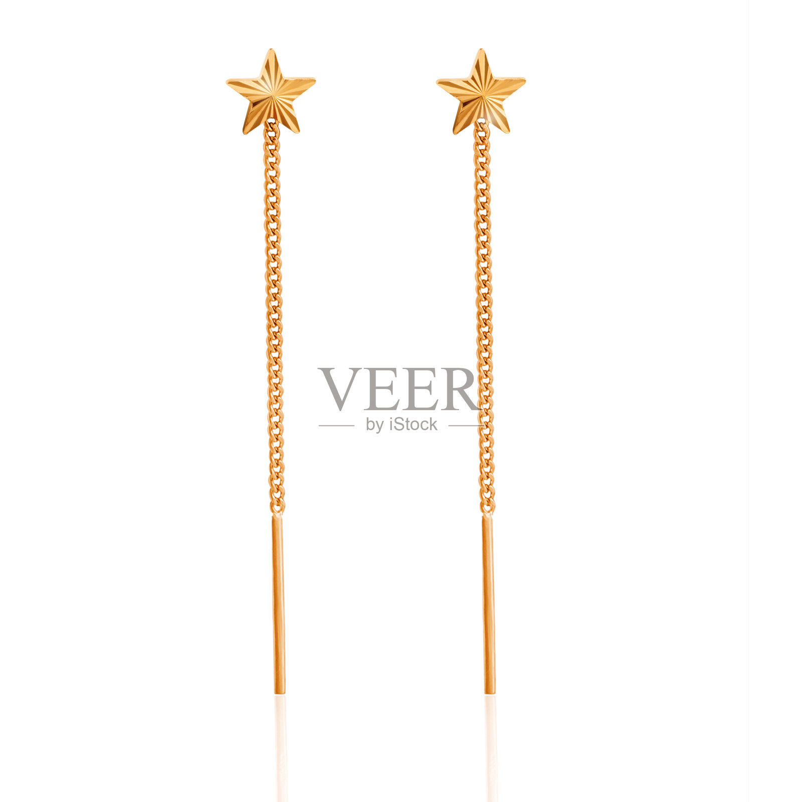 金耳环照片摄影图片