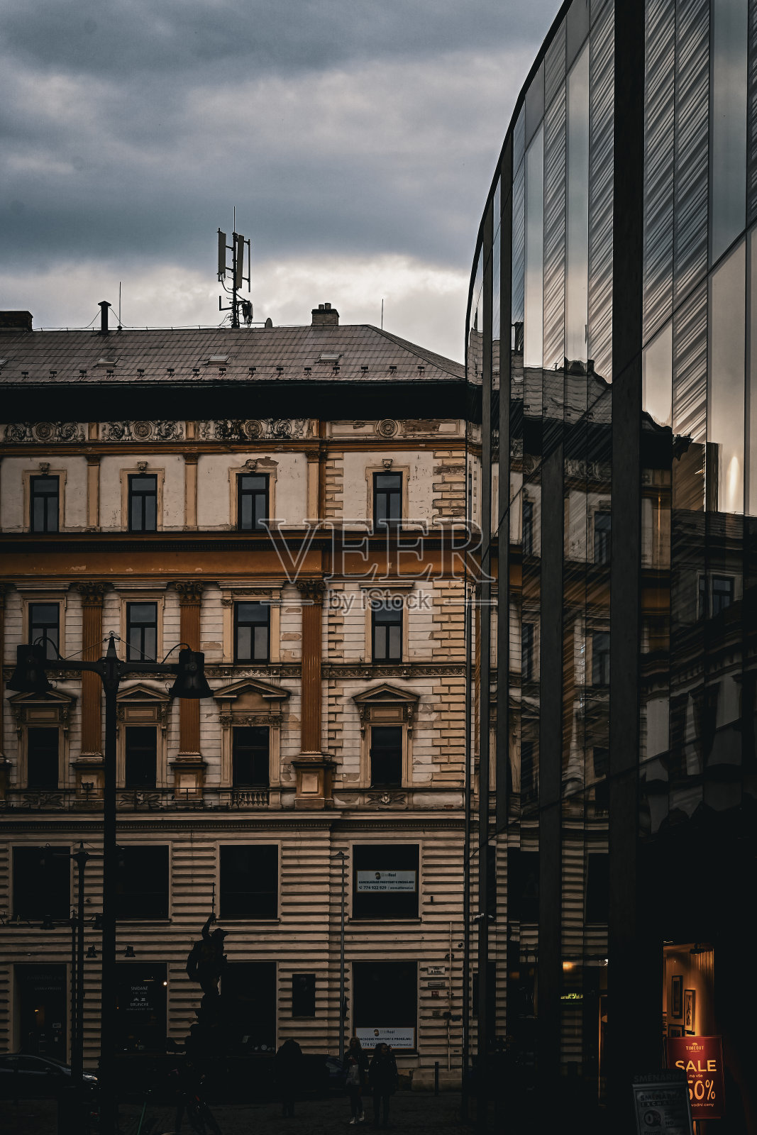 捷克，奥洛穆茨，1;2023年4月:奥洛穆茨市的历史中心照片摄影图片