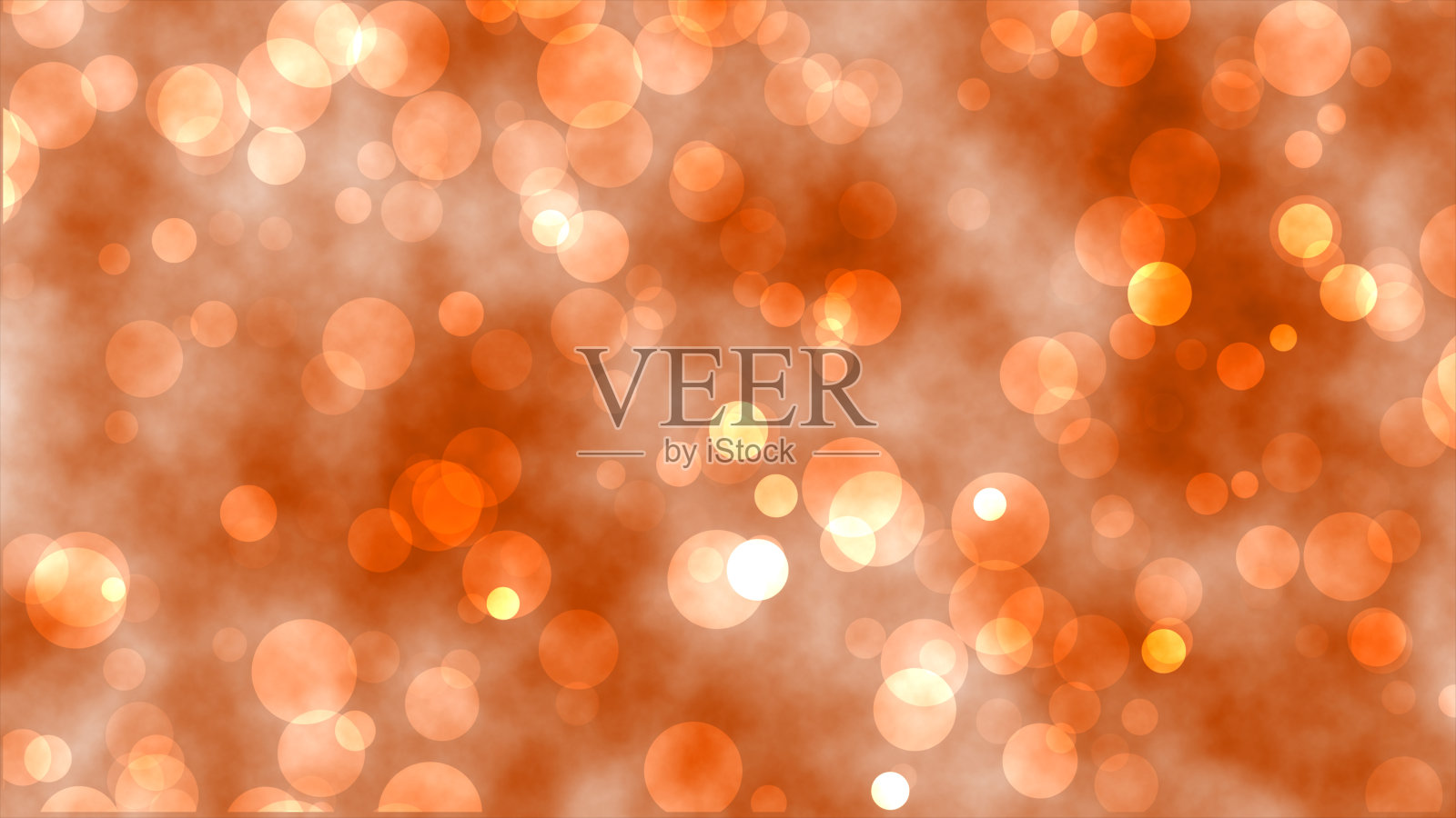 抽象模糊圆形散景灯光背景插画图片素材