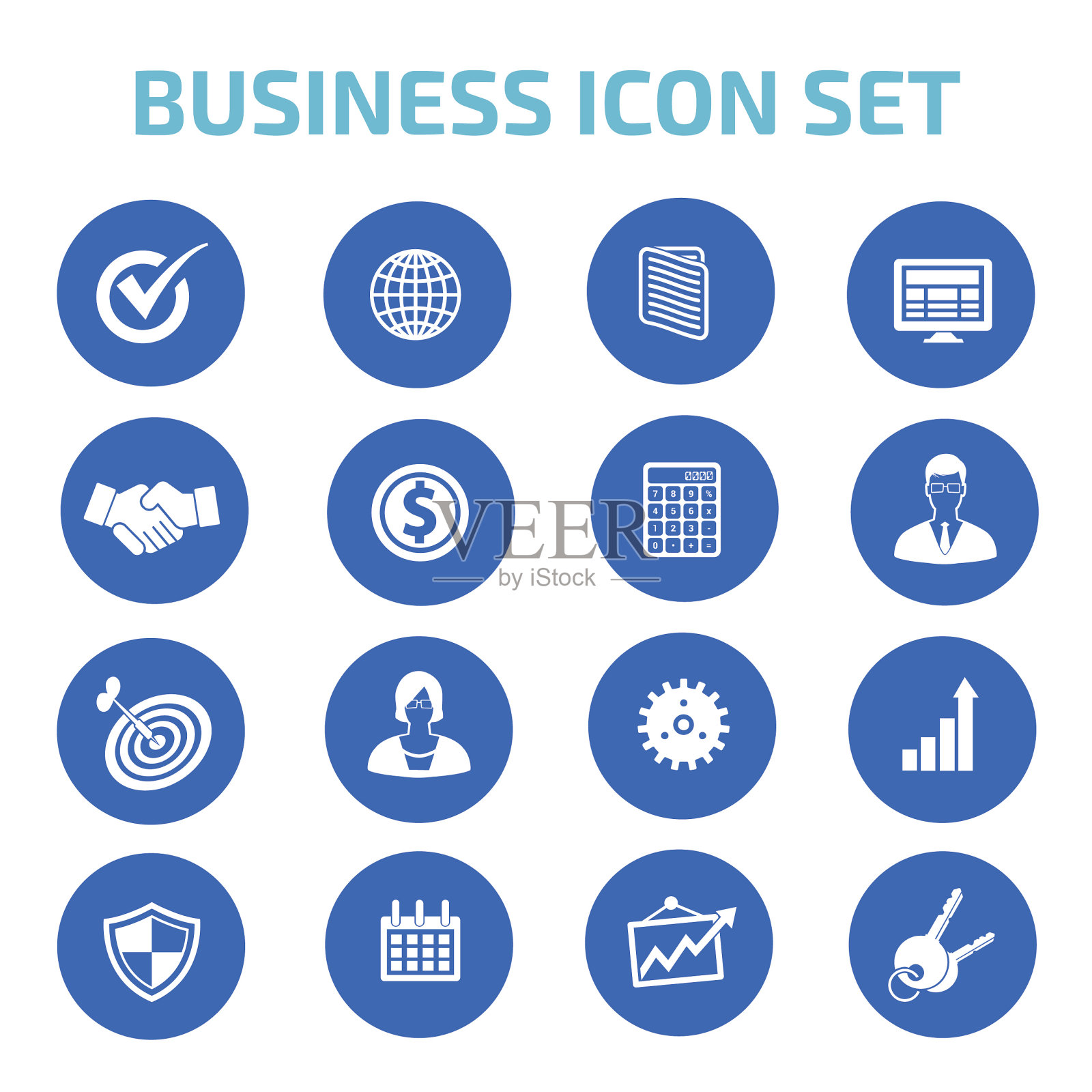 商业矢量图标集设计插画图片素材