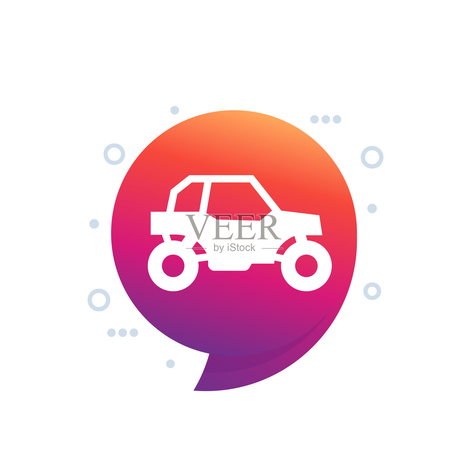 UTV图标，越野车插画图片素材