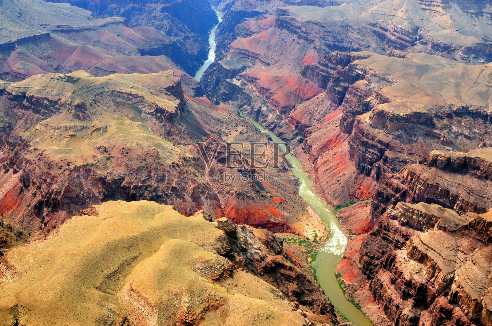 鸟瞰大峡谷亚利桑那州照片摄影图片