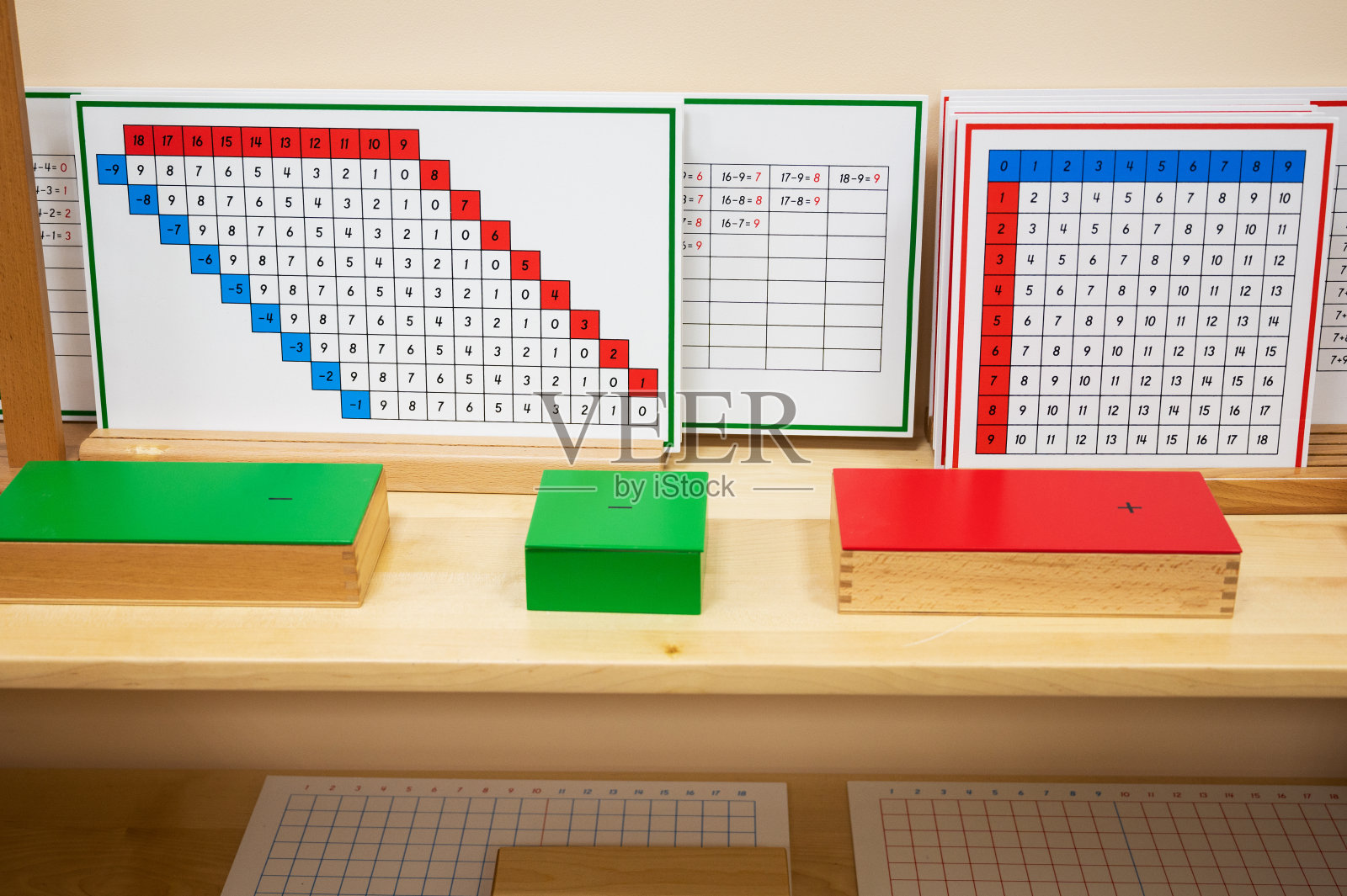 蒙台梭利幼儿园教室照片摄影图片