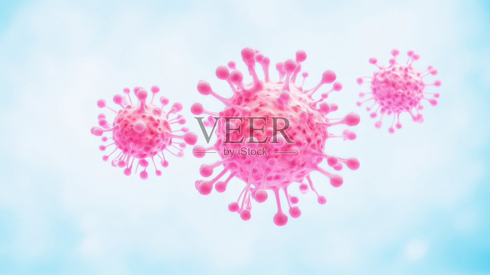 新冠病毒新变种Pirola照片摄影图片