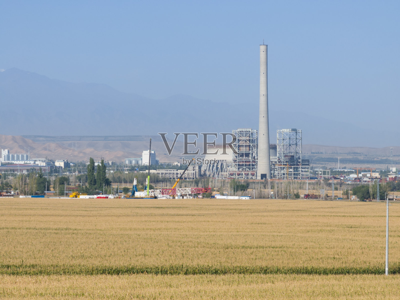 火力发电厂照片摄影图片