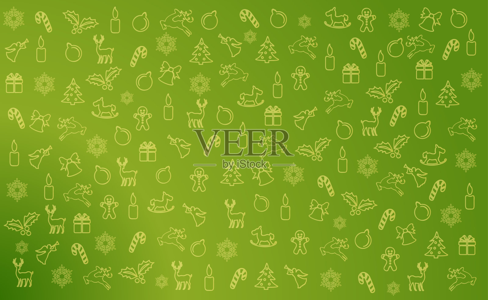 圣诞节的图标插画图片素材