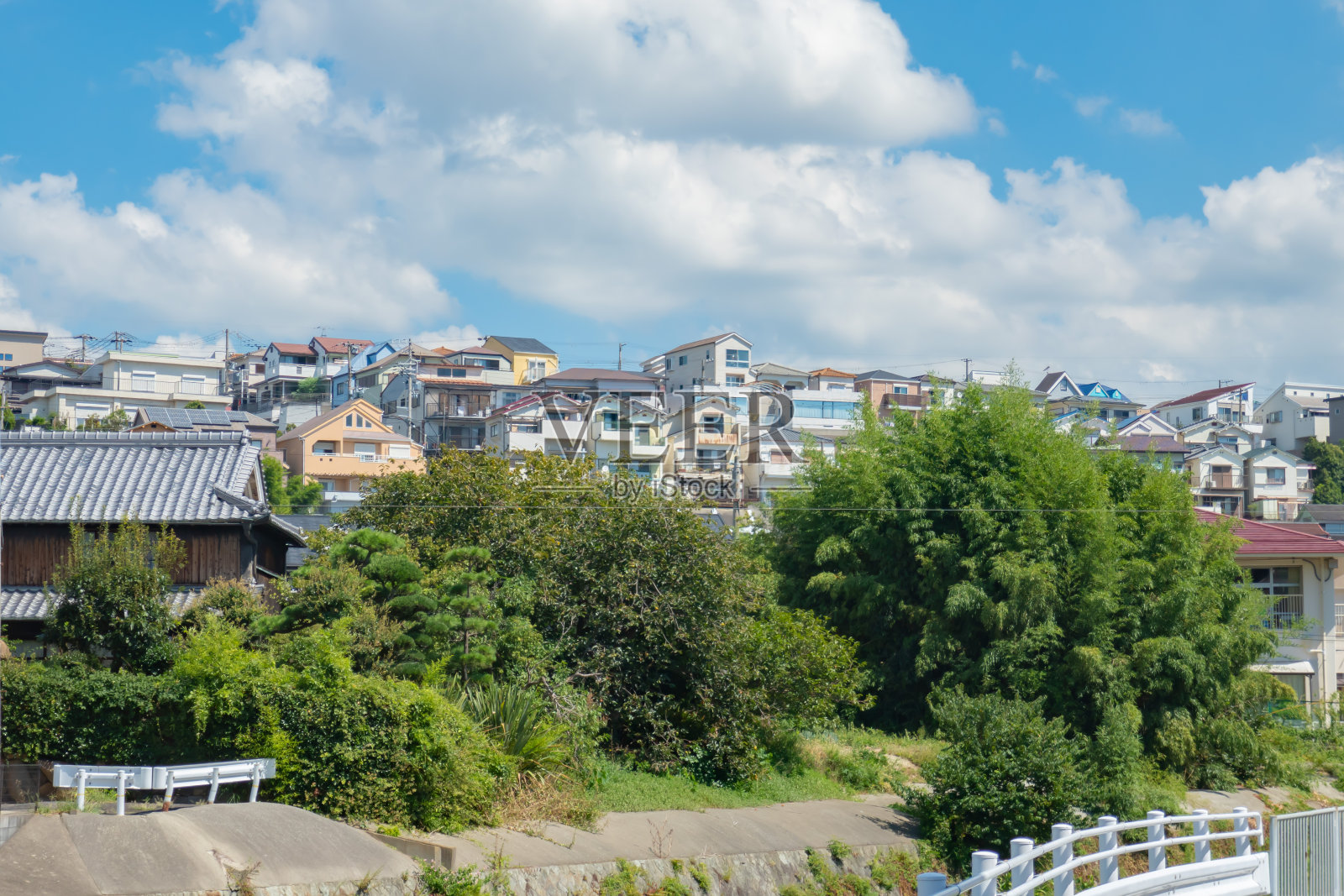 一排房子照片摄影图片