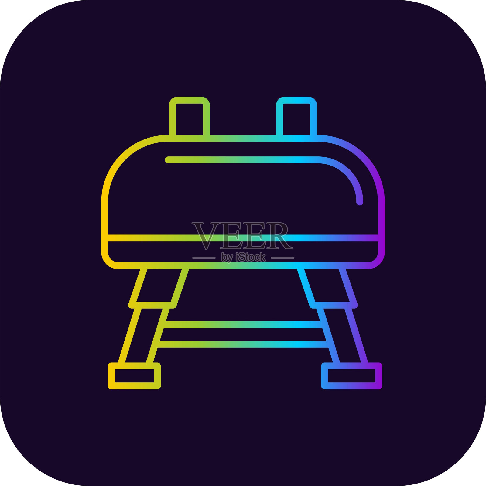 跳马图标插画图片素材