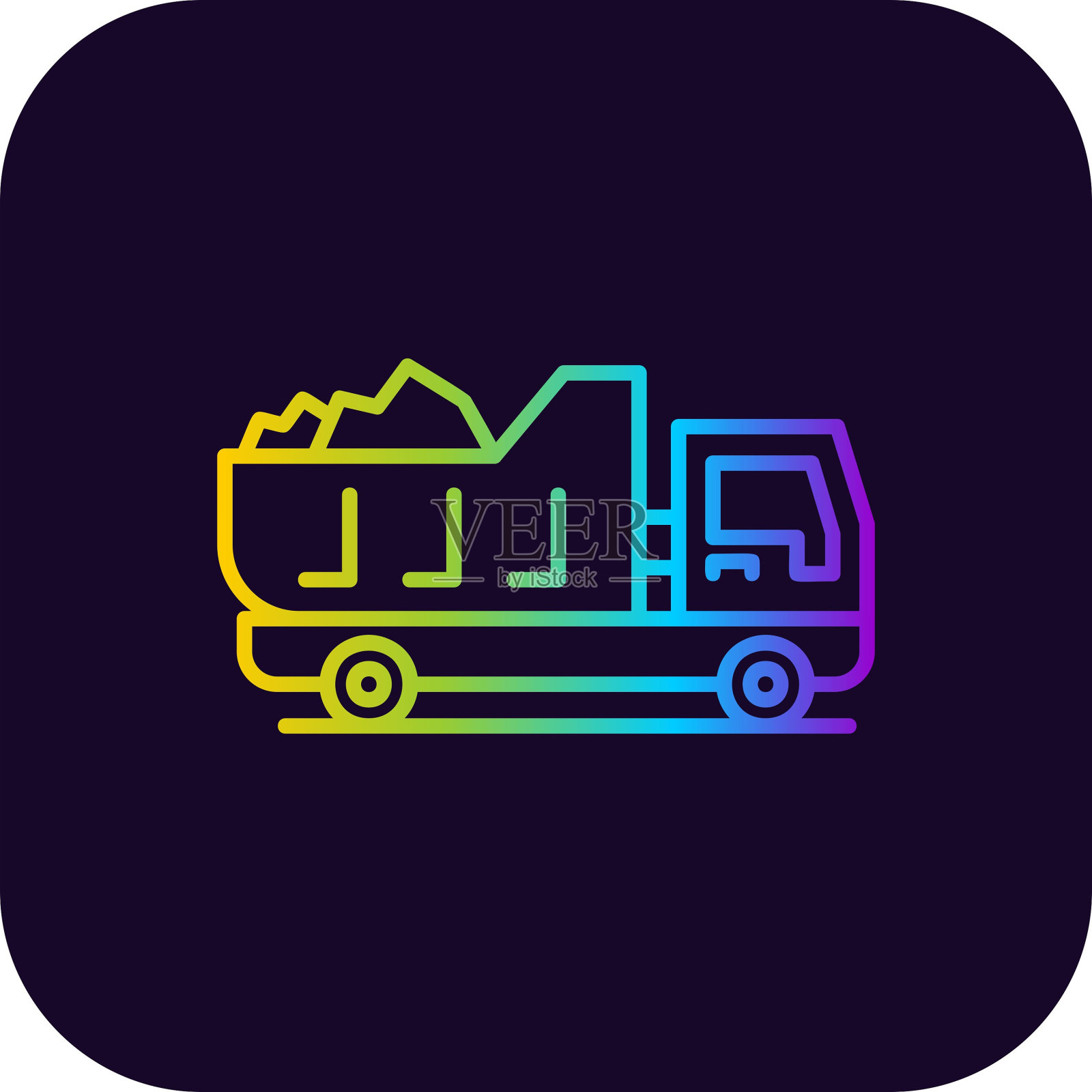 卡车图标插画图片素材