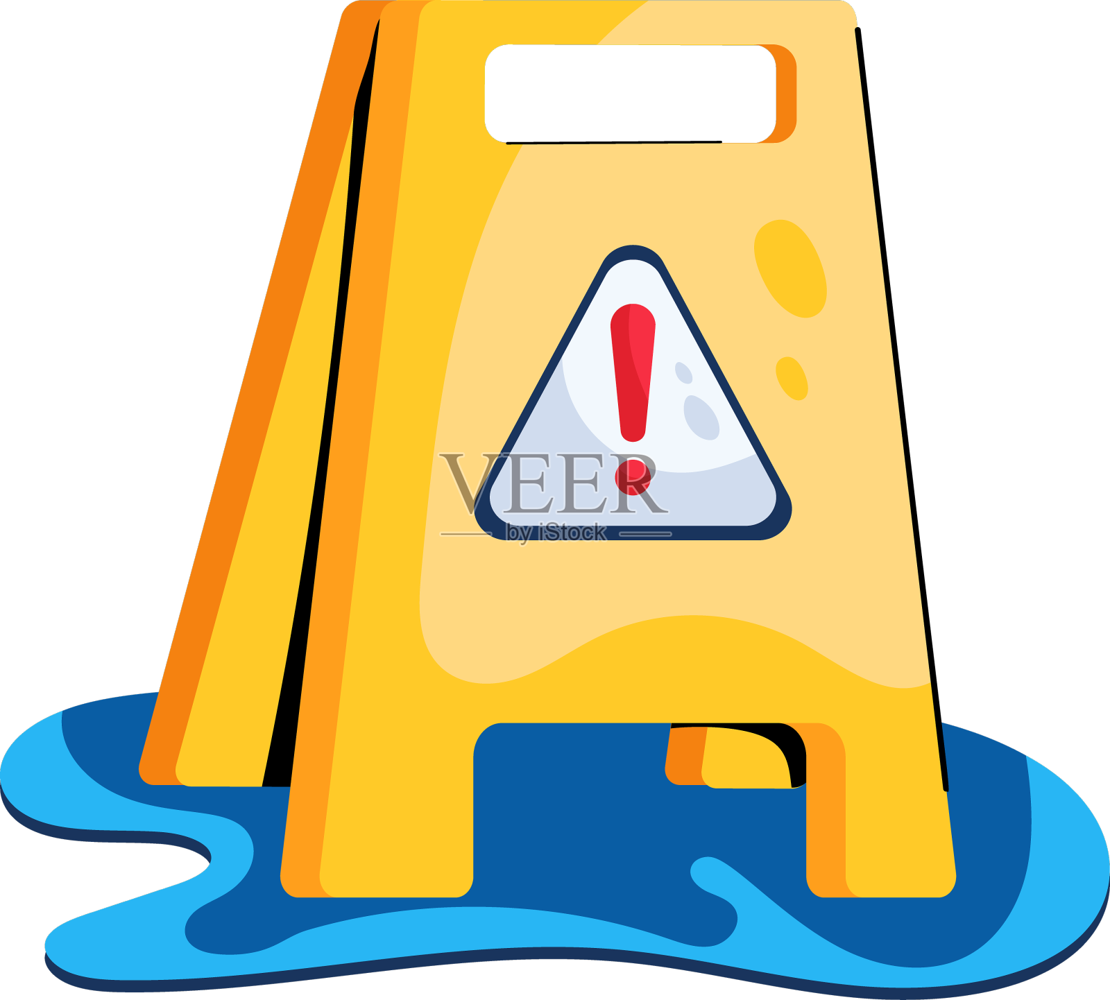 警告牌设计元素图片