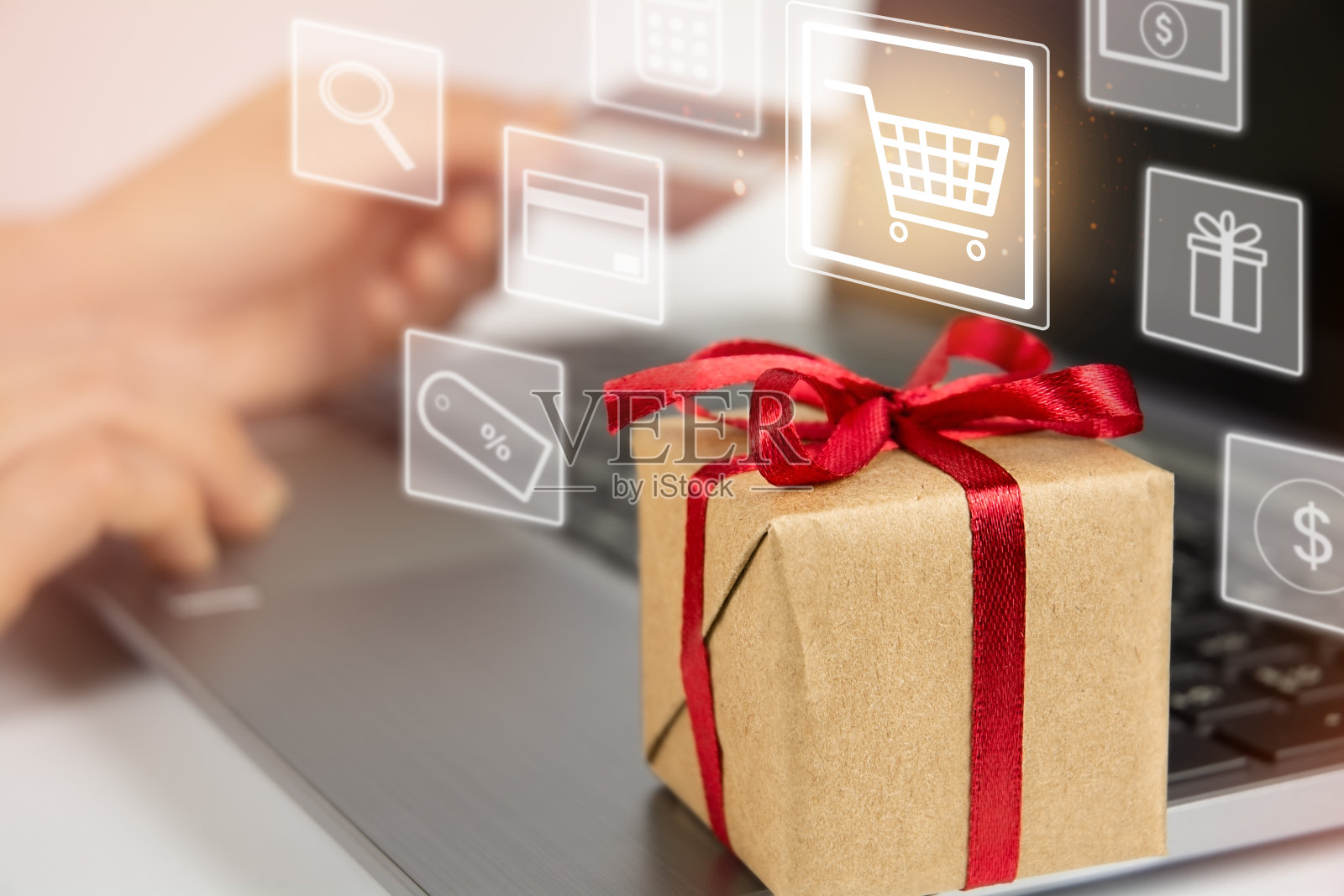 网上购物和销售理念照片摄影图片