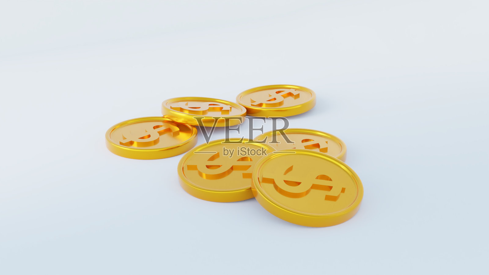 1美元硬币照片摄影图片