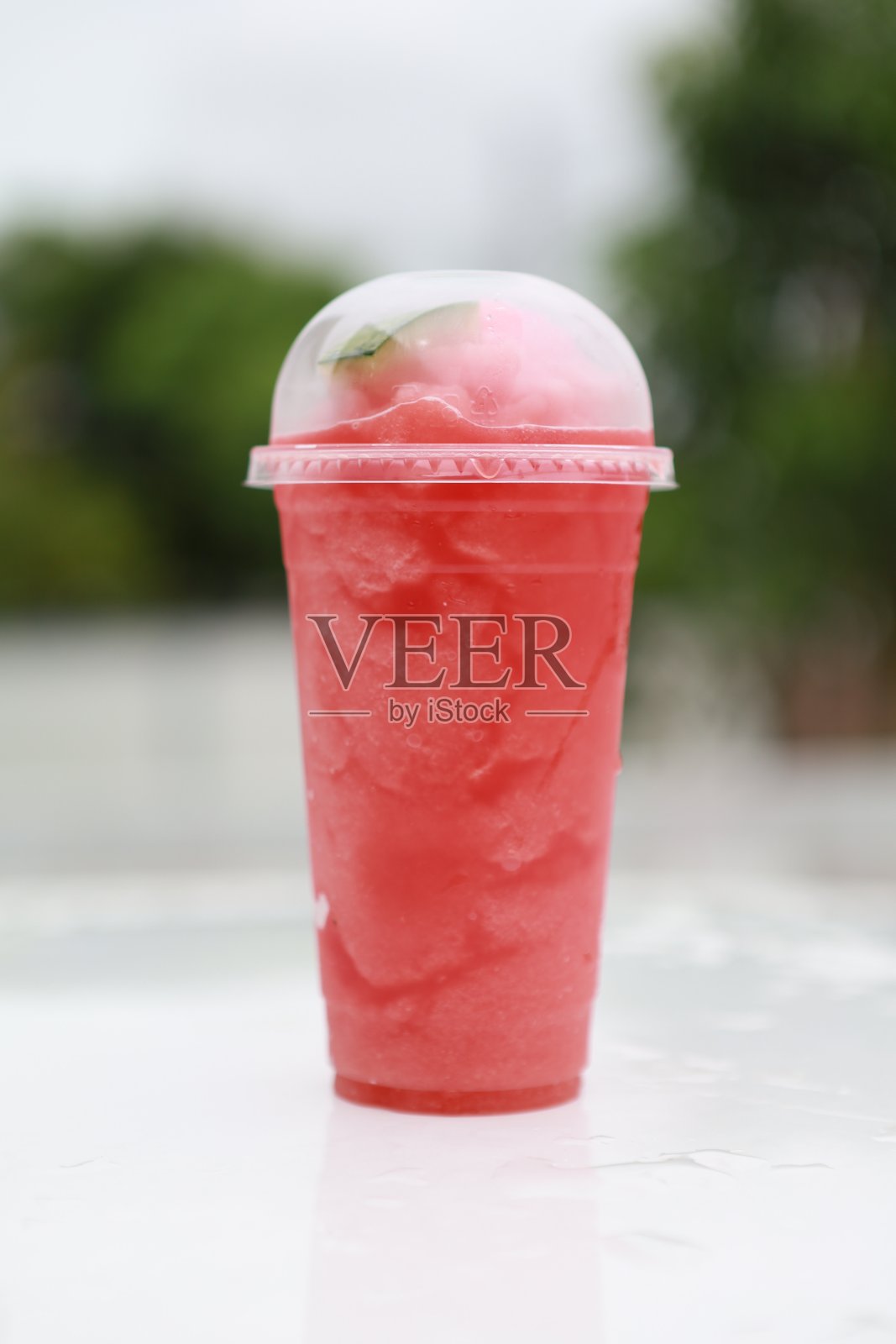 西瓜奶昔照片摄影图片