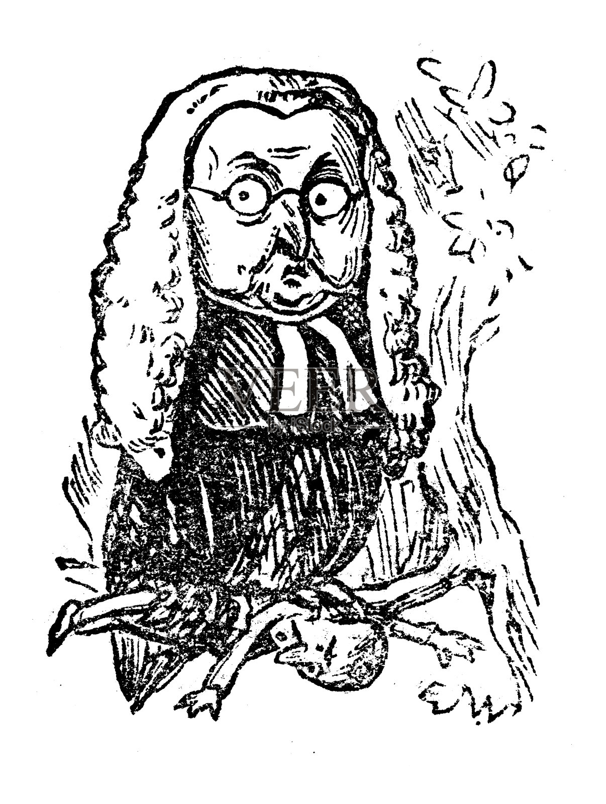 英国讽刺漫画插画图片素材