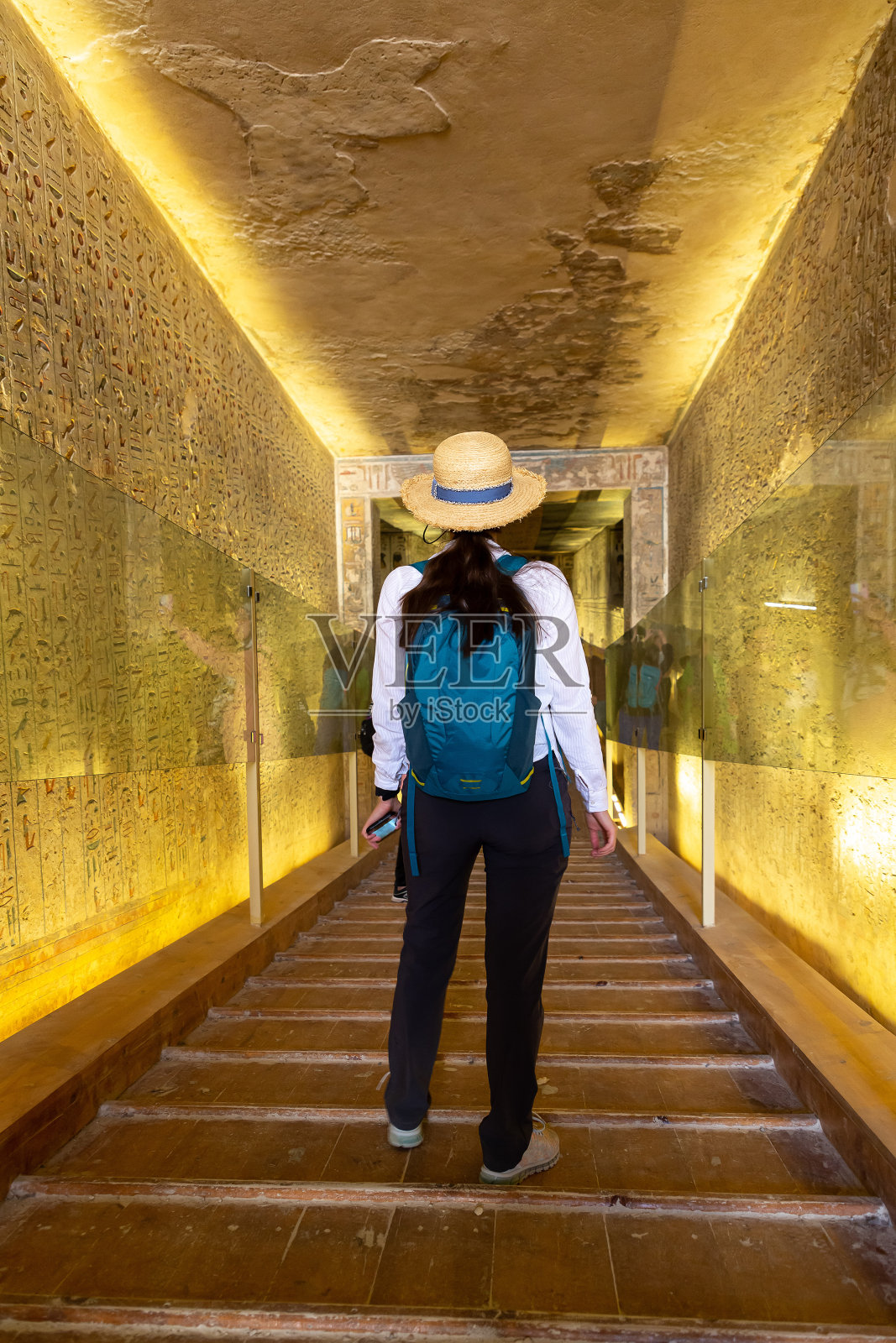 拉美西斯三世墓，卢克索，埃及照片摄影图片