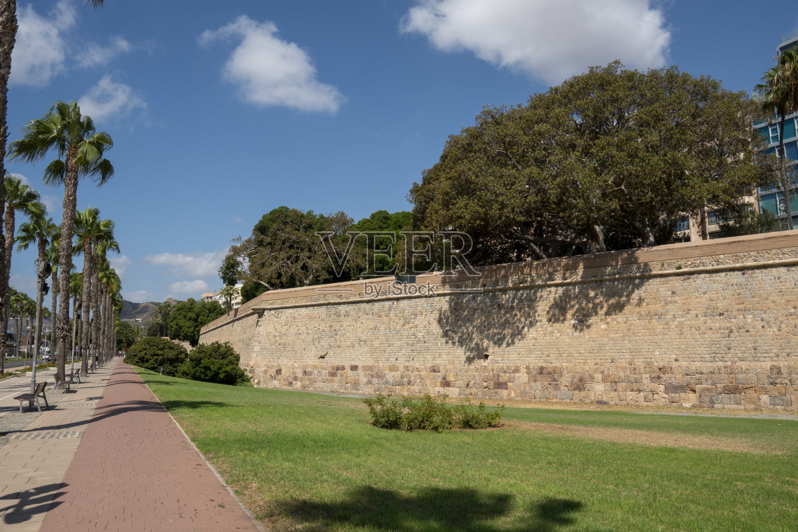 卡塔赫纳穆尔西亚夏天的西班牙城市景观照片摄影图片