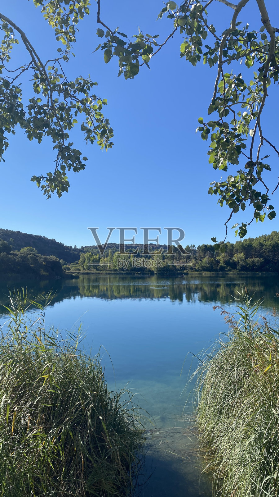 拉古纳斯·德·瑞德拉自然公园位于西班牙卡斯蒂亚·拉曼查照片摄影图片