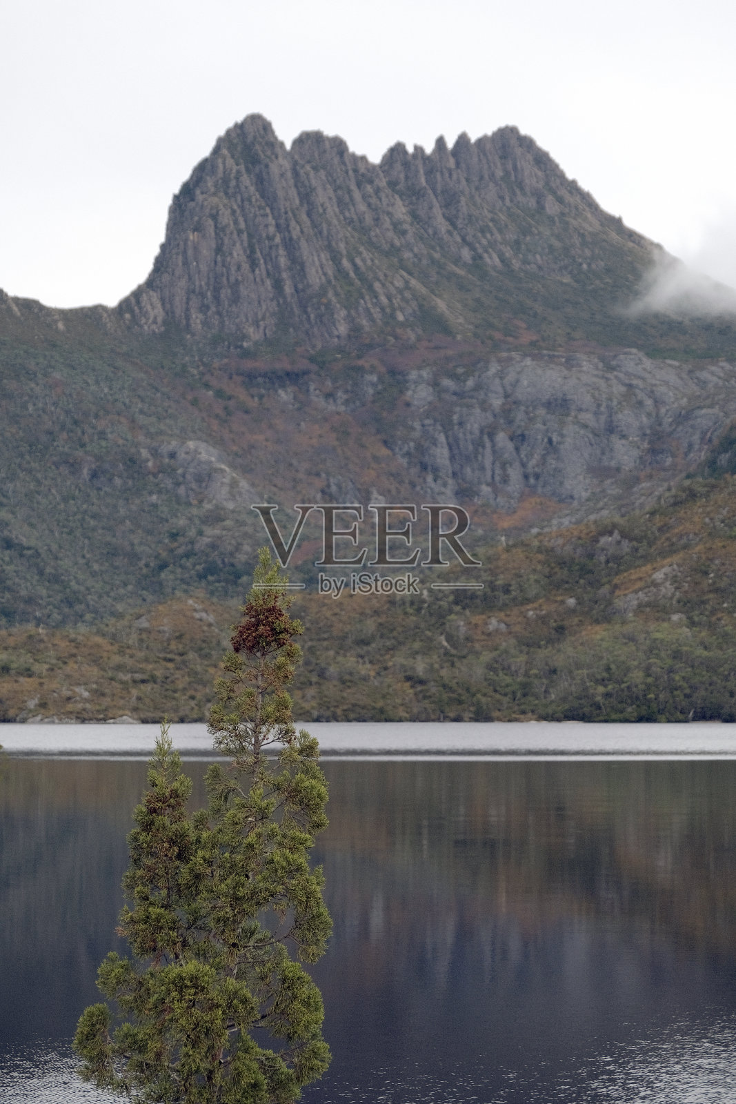 摇篮山和鸽子湖，塔斯马尼亚照片摄影图片