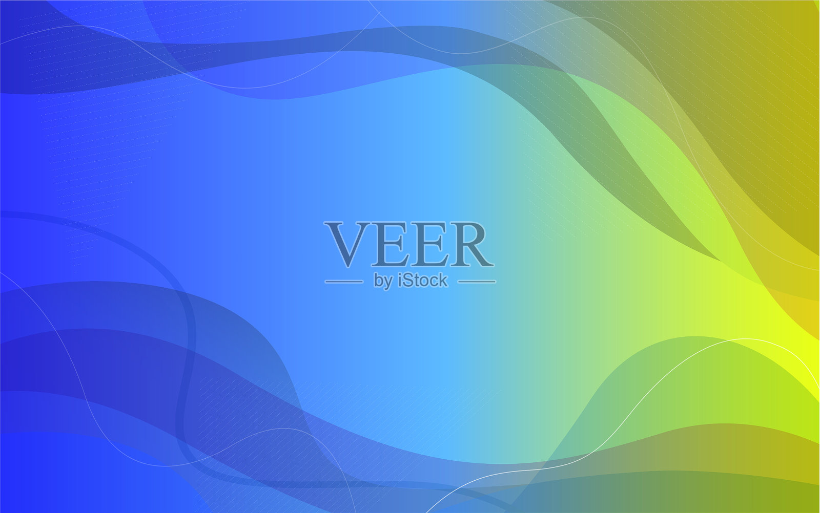 抽象波现代液体背景，矢量股票插图插画图片素材