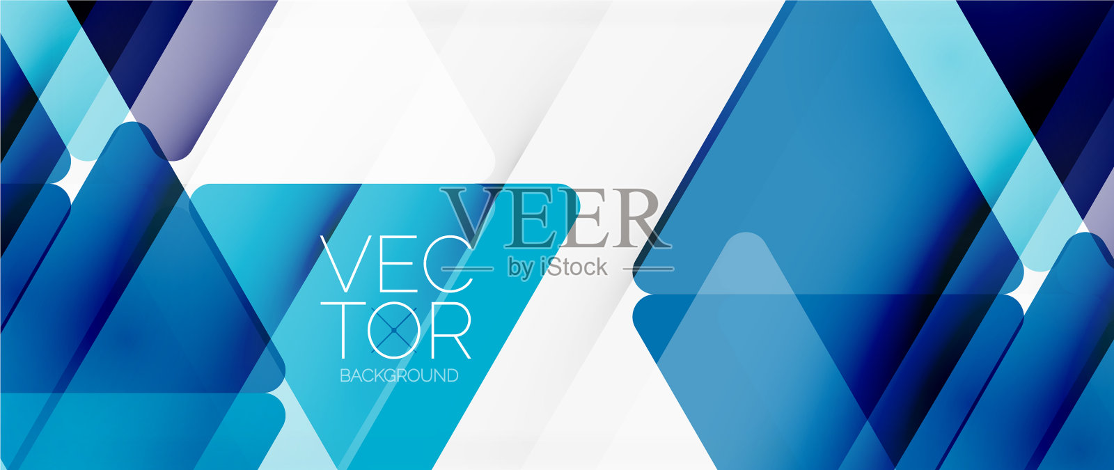 抽象背景色透明三角形插画图片素材