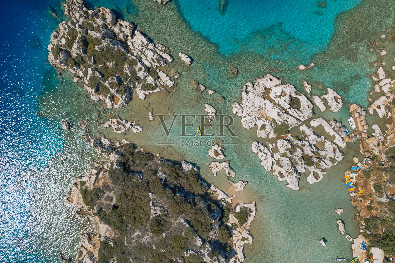 土耳其安塔利亚凯科娃鸟瞰图照片摄影图片