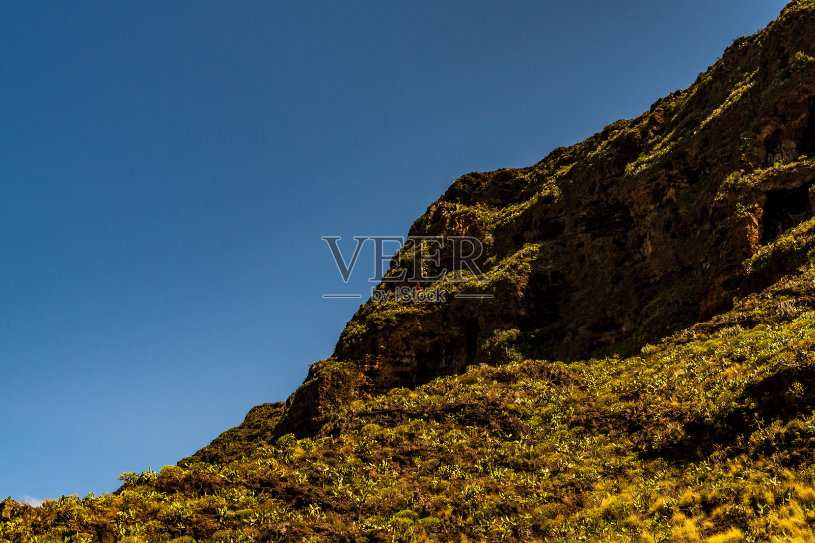 戈梅拉岛的风景。照片摄影图片