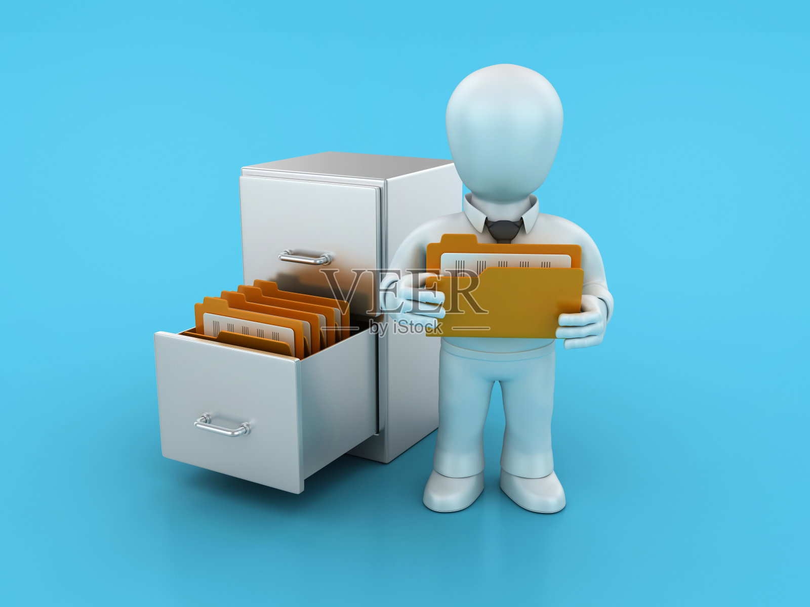 档案与文件夹和业务字符照片摄影图片