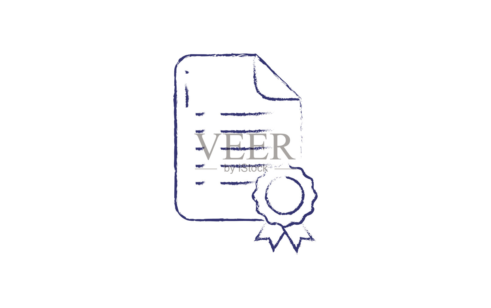 文凭文件手绘插图插画图片素材