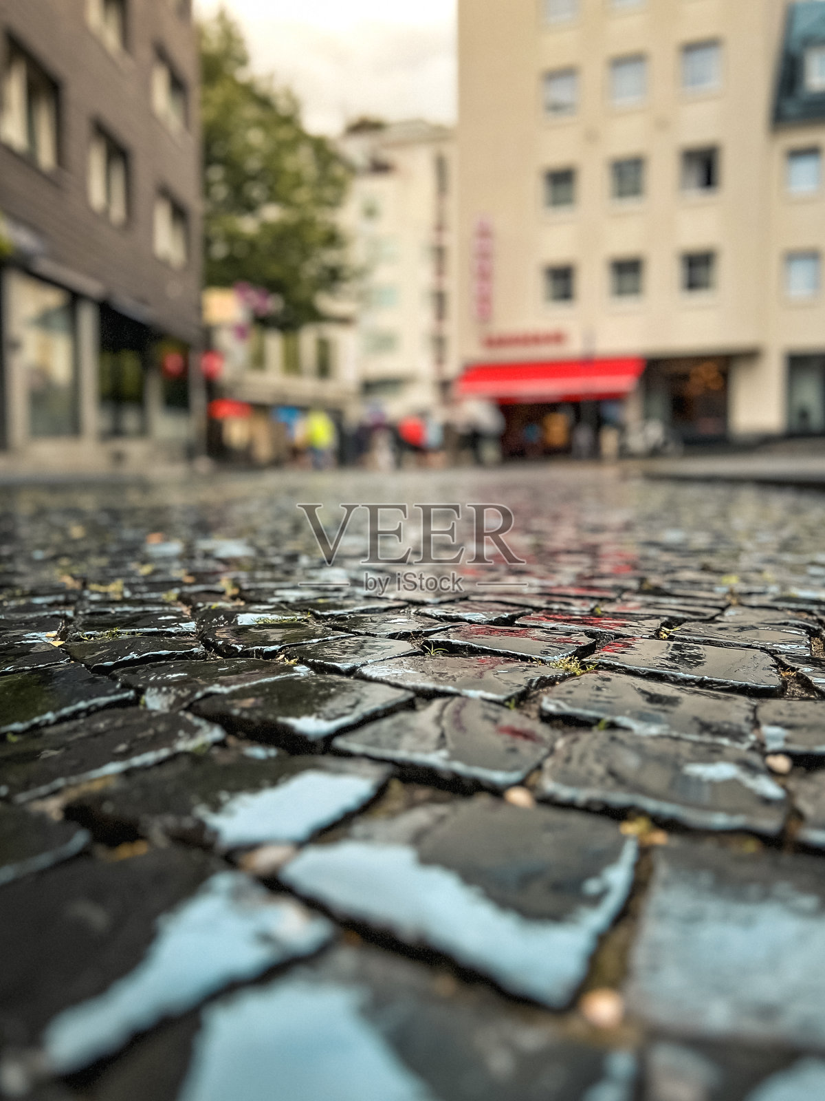 德国科隆的鹅卵石街道照片摄影图片