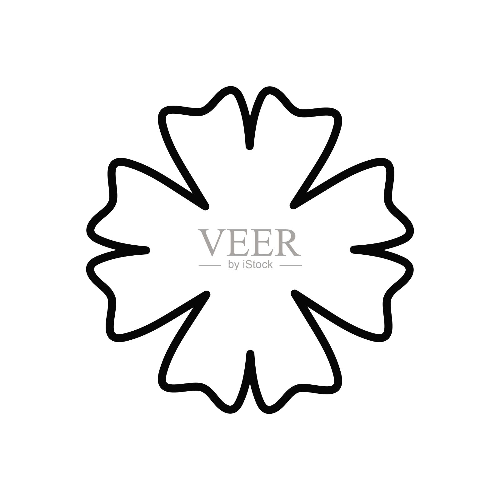 四叶草图标插画图片素材