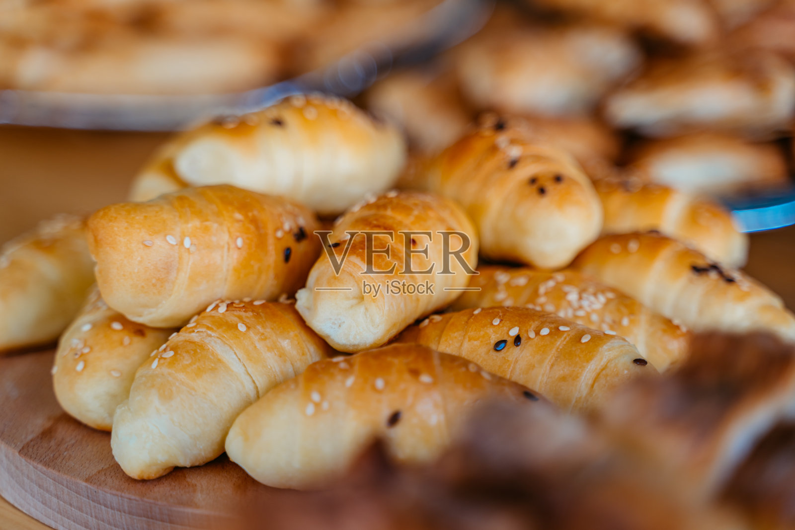 迷你羊角面包照片摄影图片