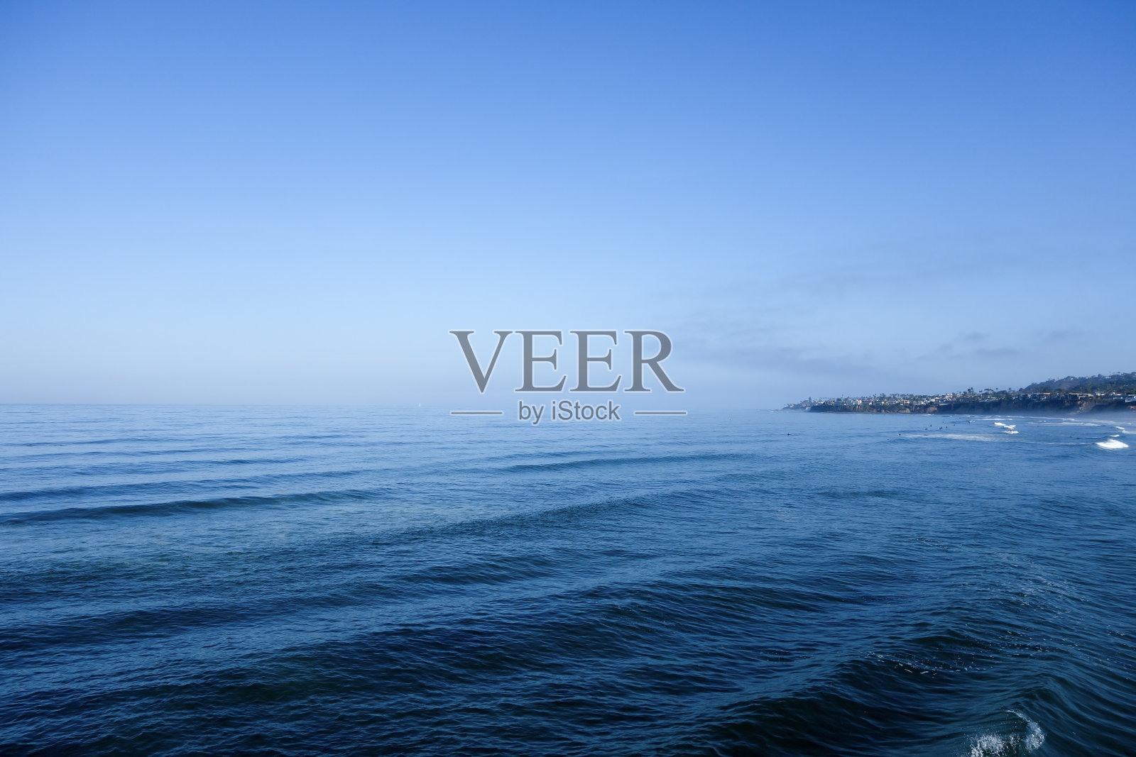 太平洋海滩北侧，圣地亚哥，加州照片摄影图片