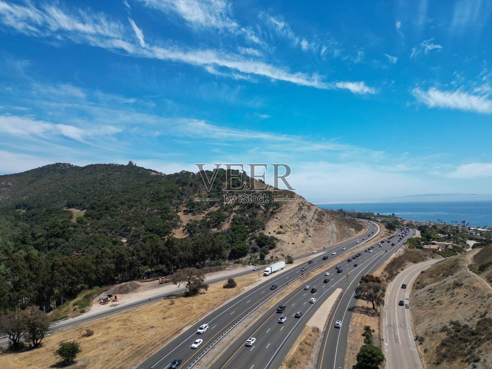 农村太平洋海岸公路照片摄影图片