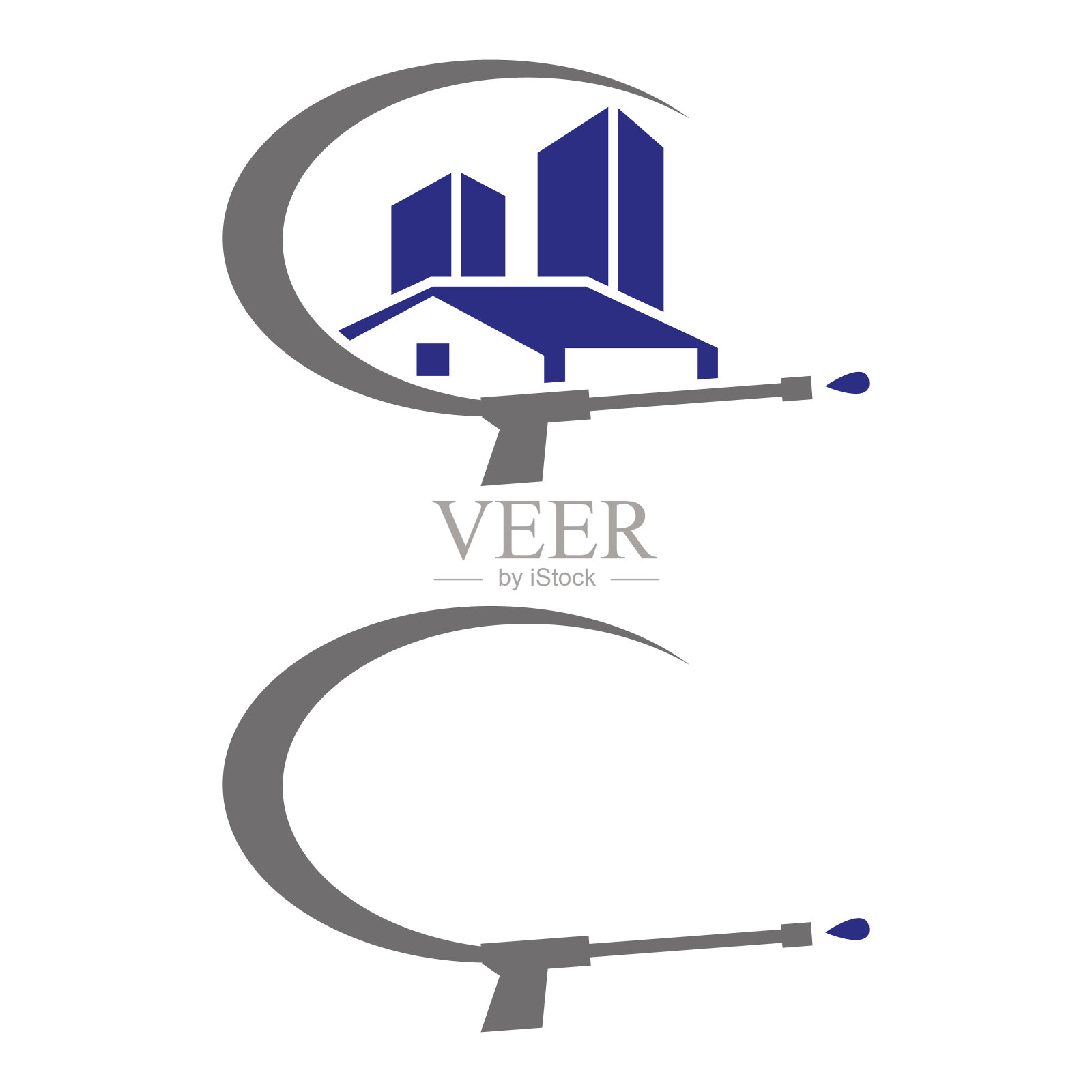 压力清洗机9插画图片素材