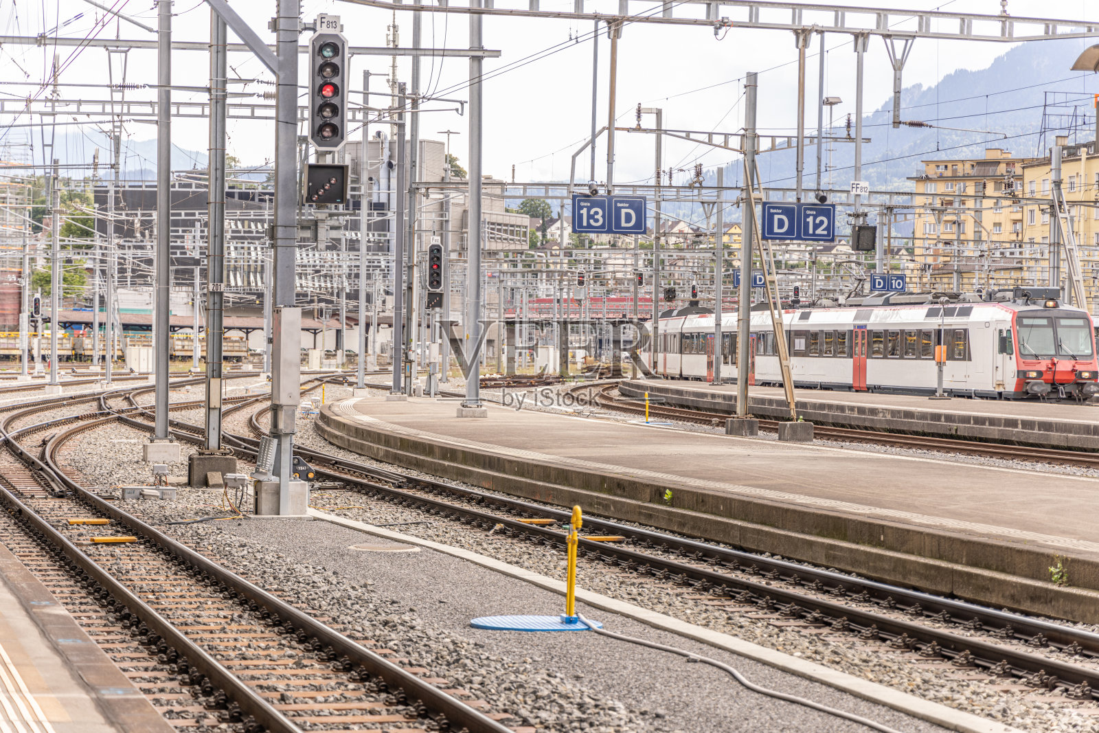 火车站和铁路基础设施照片摄影图片