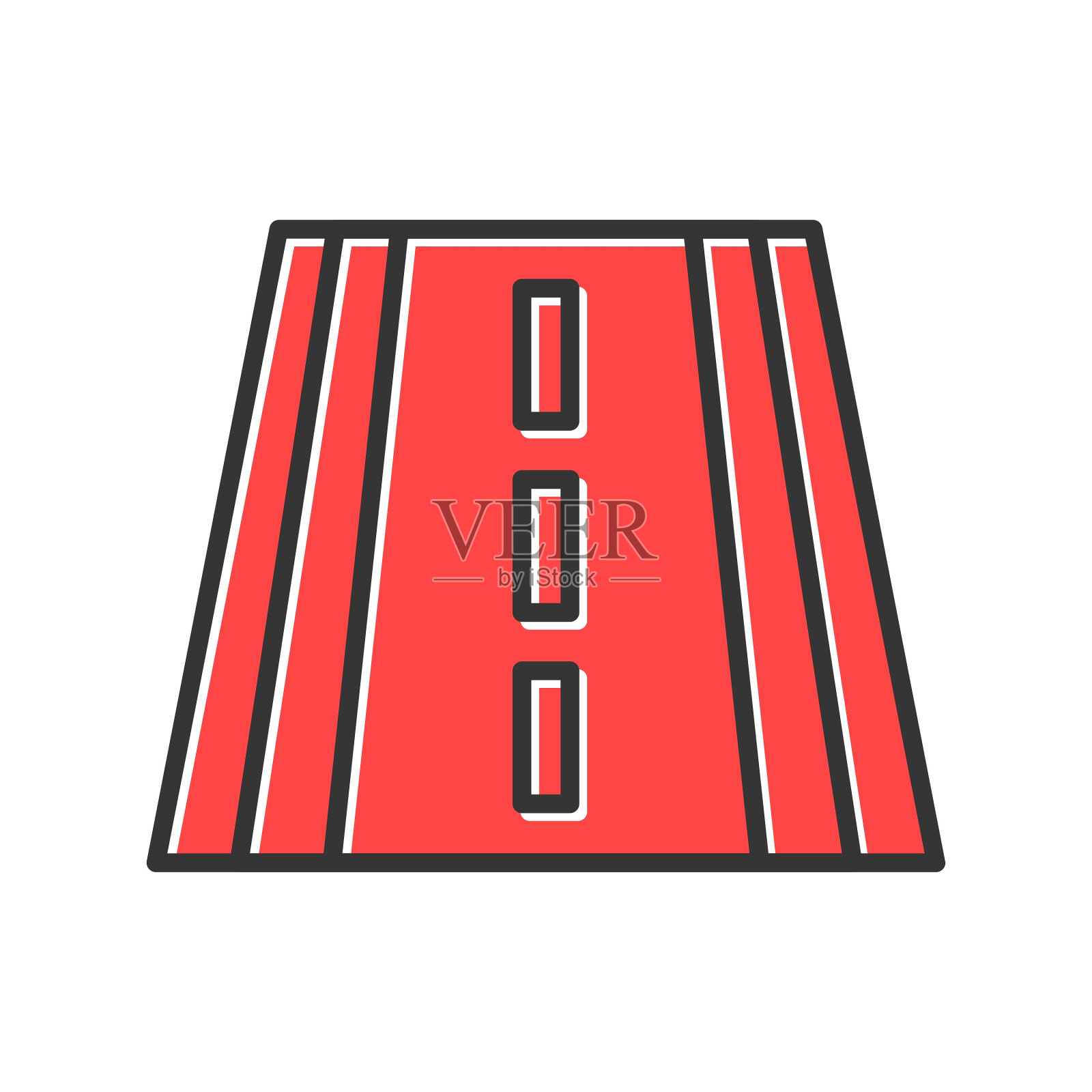 高速公路的图标插画图片素材