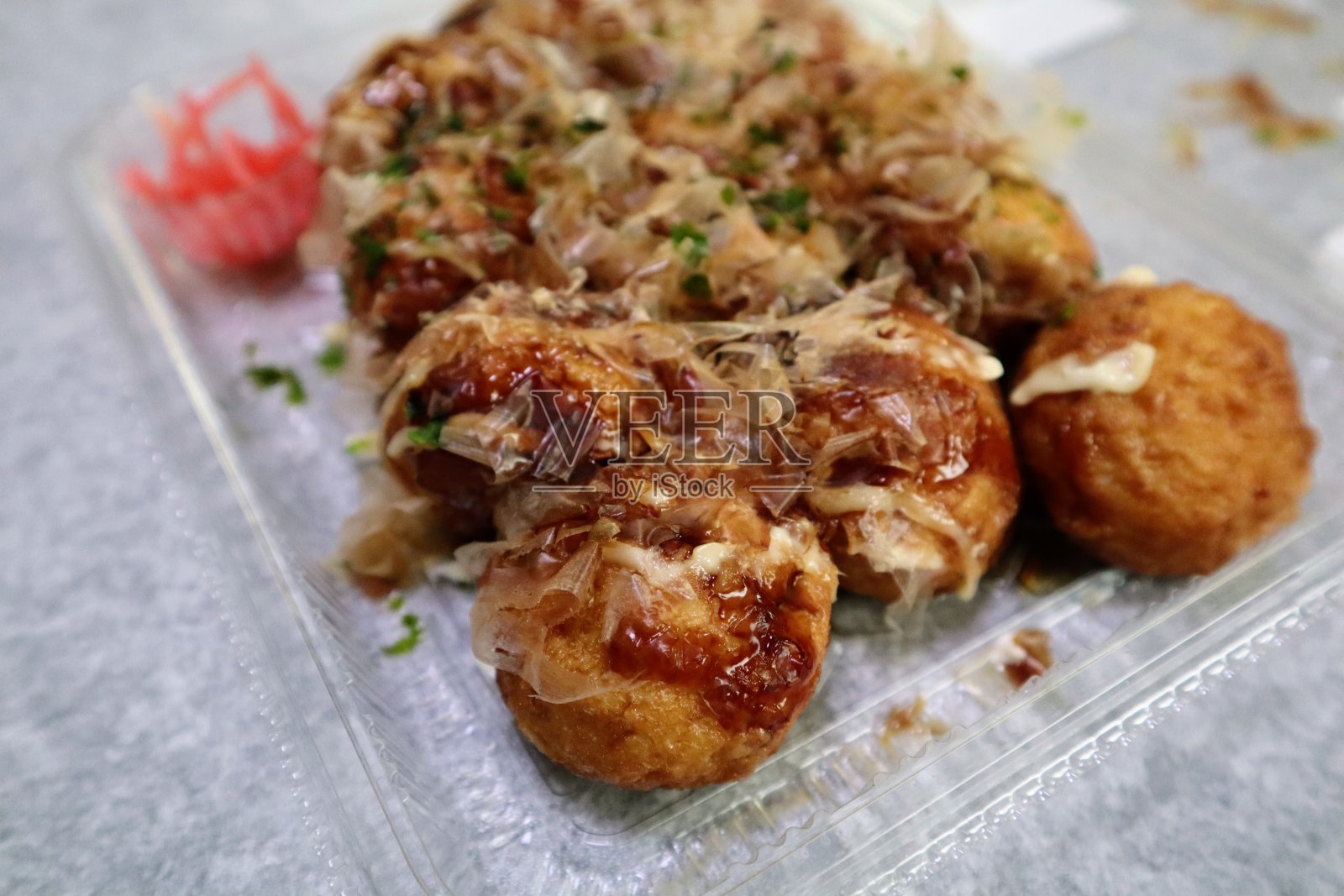 日本章鱼烧特写照片摄影图片