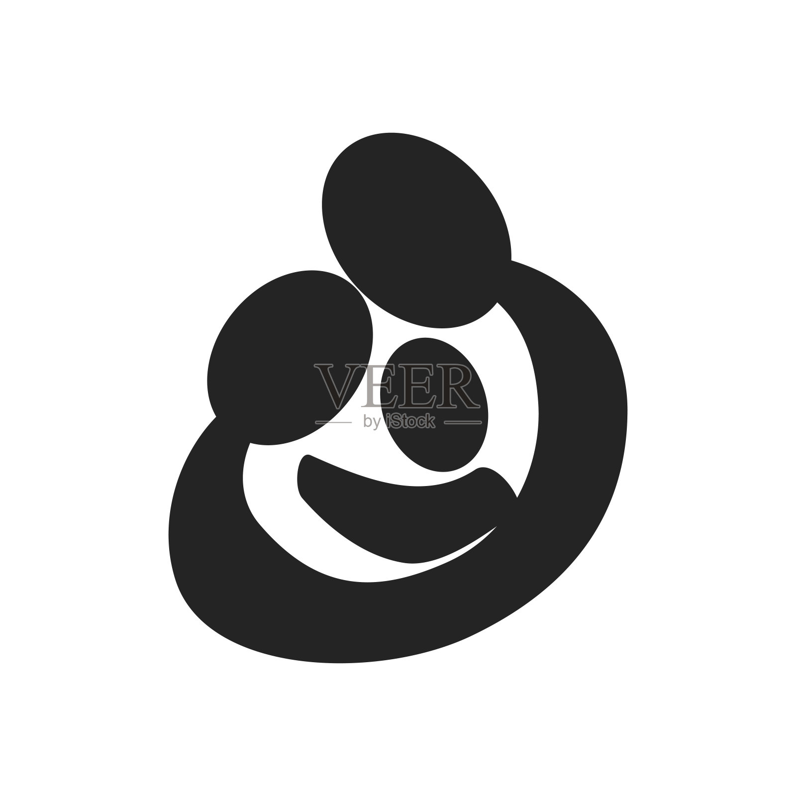 家庭标志模板隔离。品牌的身份。图标抽象矢量图形插画图片素材