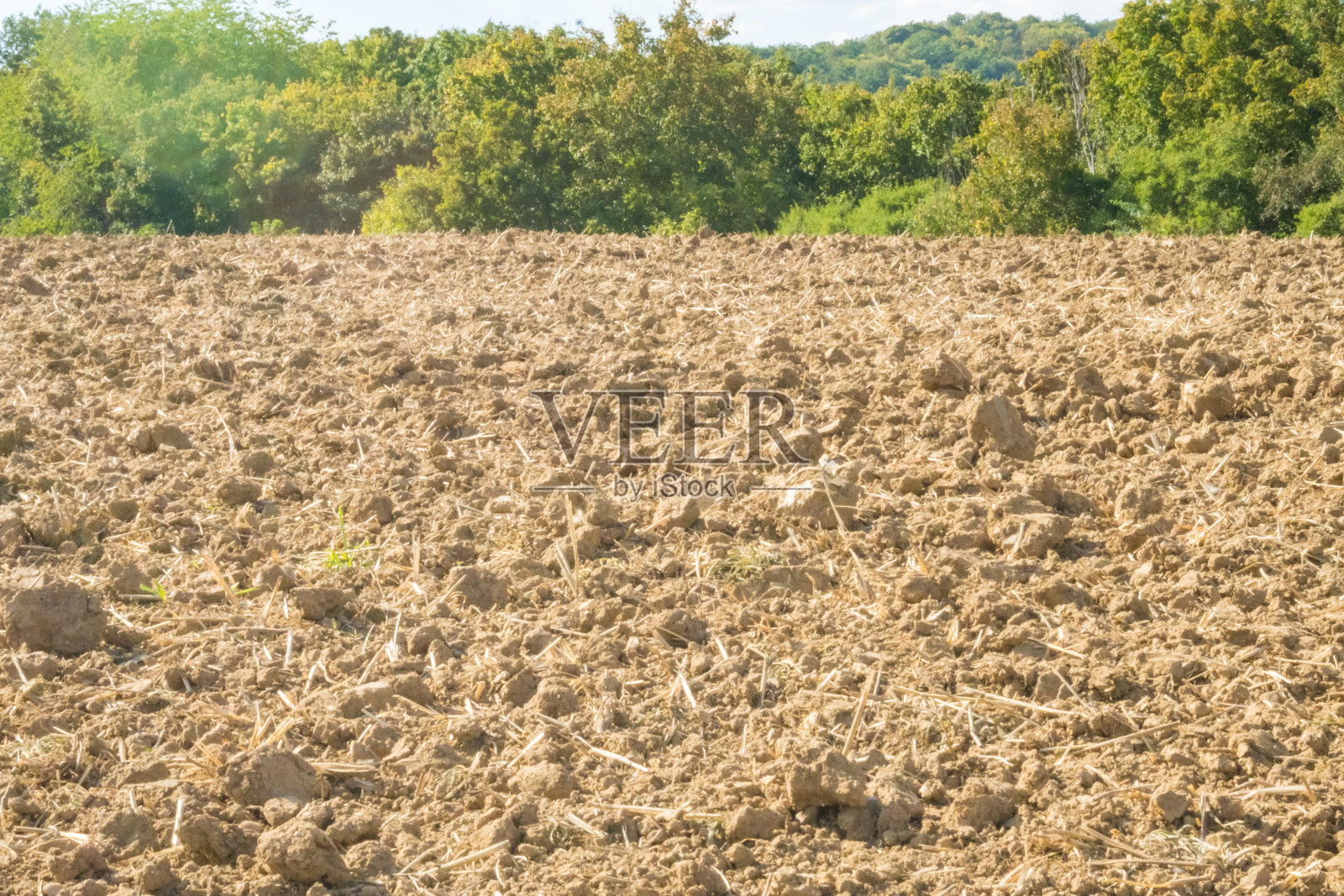 捷克农村的耕地和耕地照片摄影图片