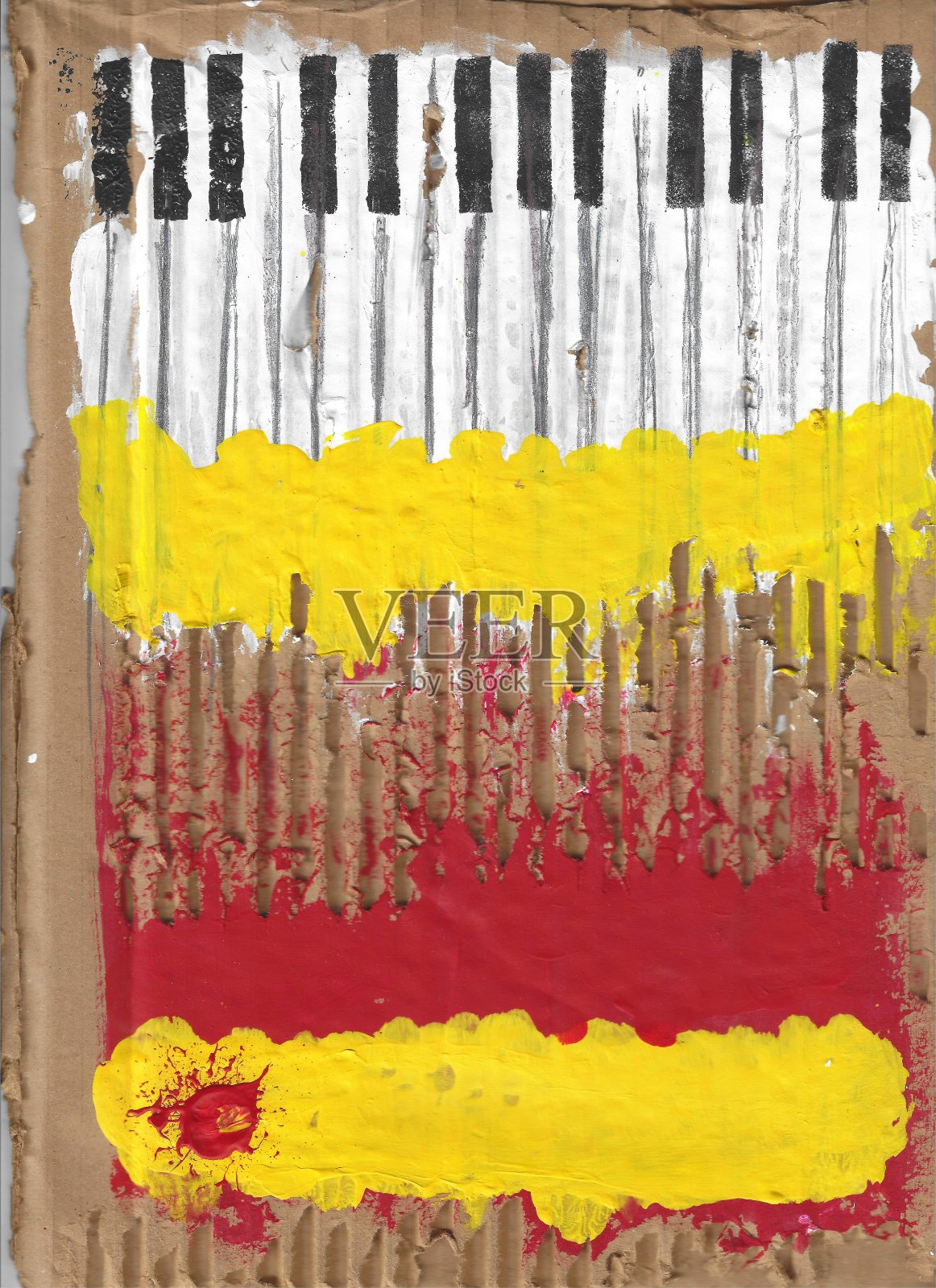 钢琴插图插画图片素材