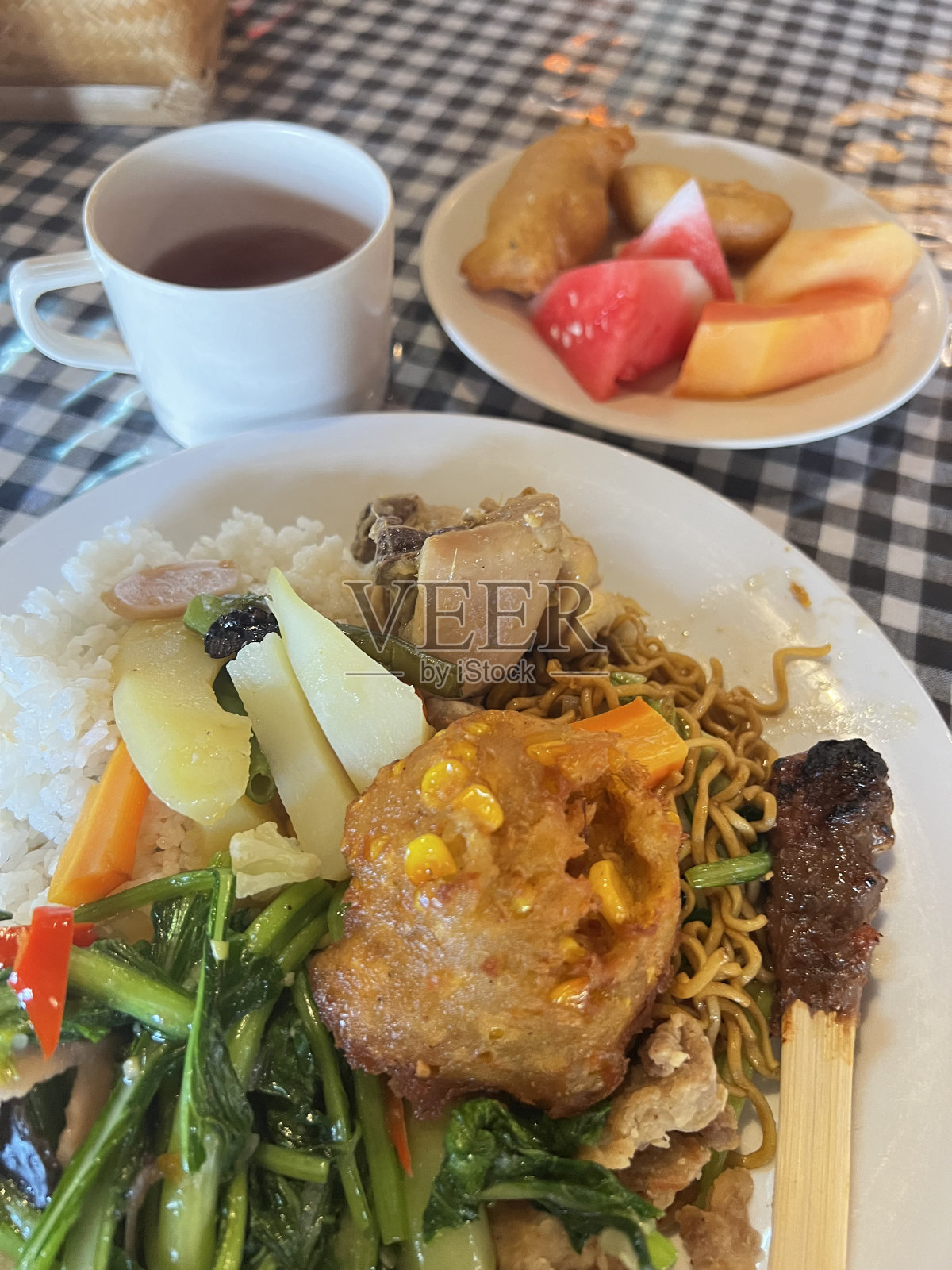 巴厘岛自助午餐照片摄影图片