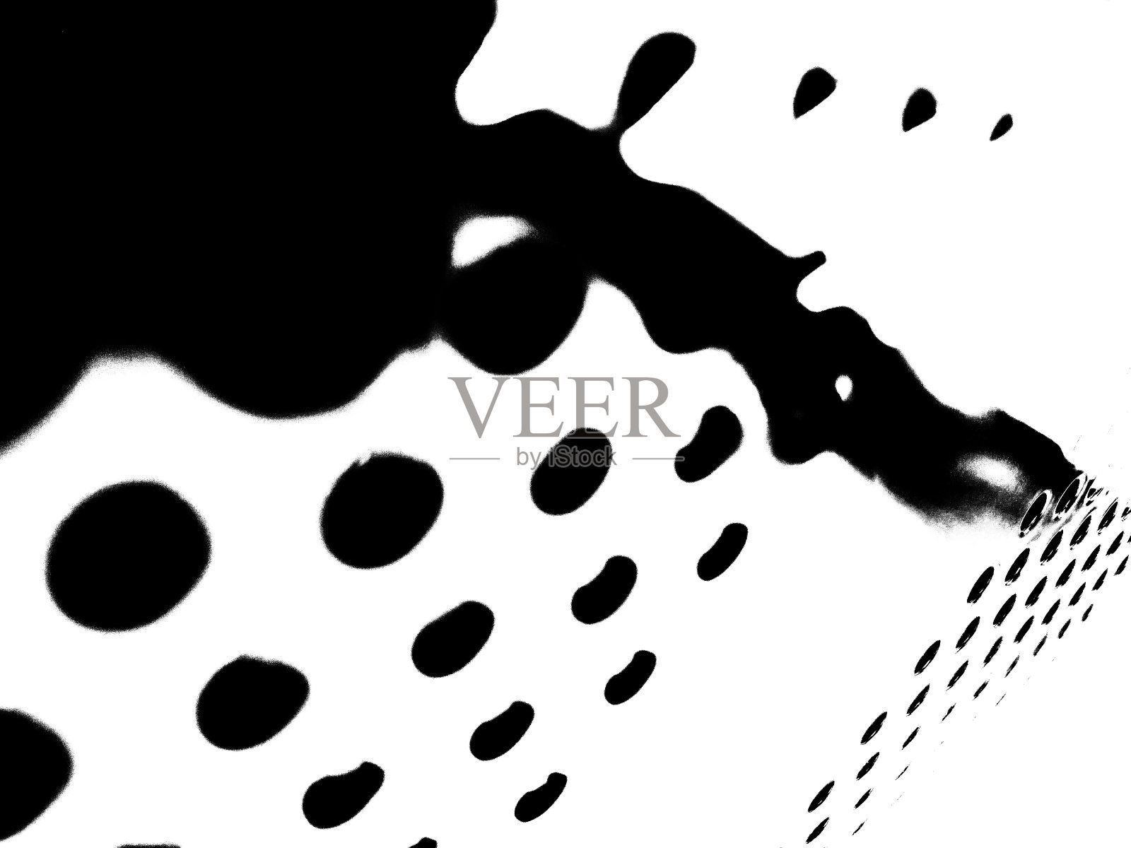 黑白抽象绘画插画插画图片素材