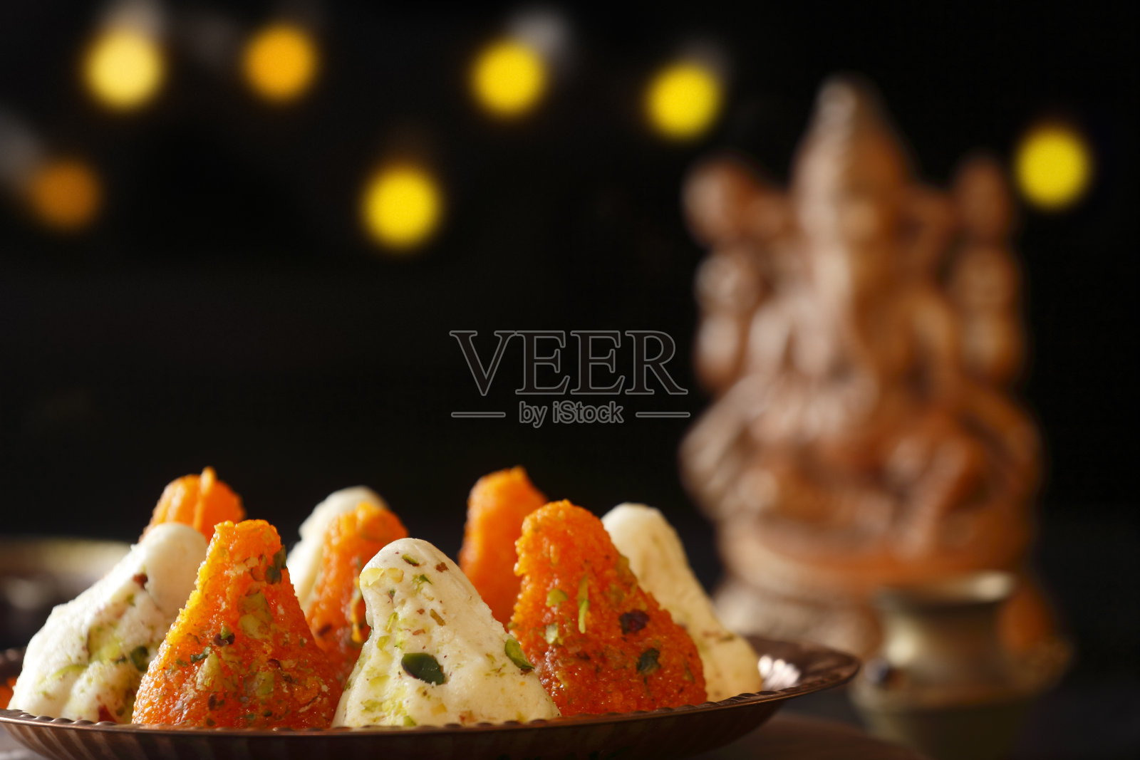 印度甜莫达克照片摄影图片