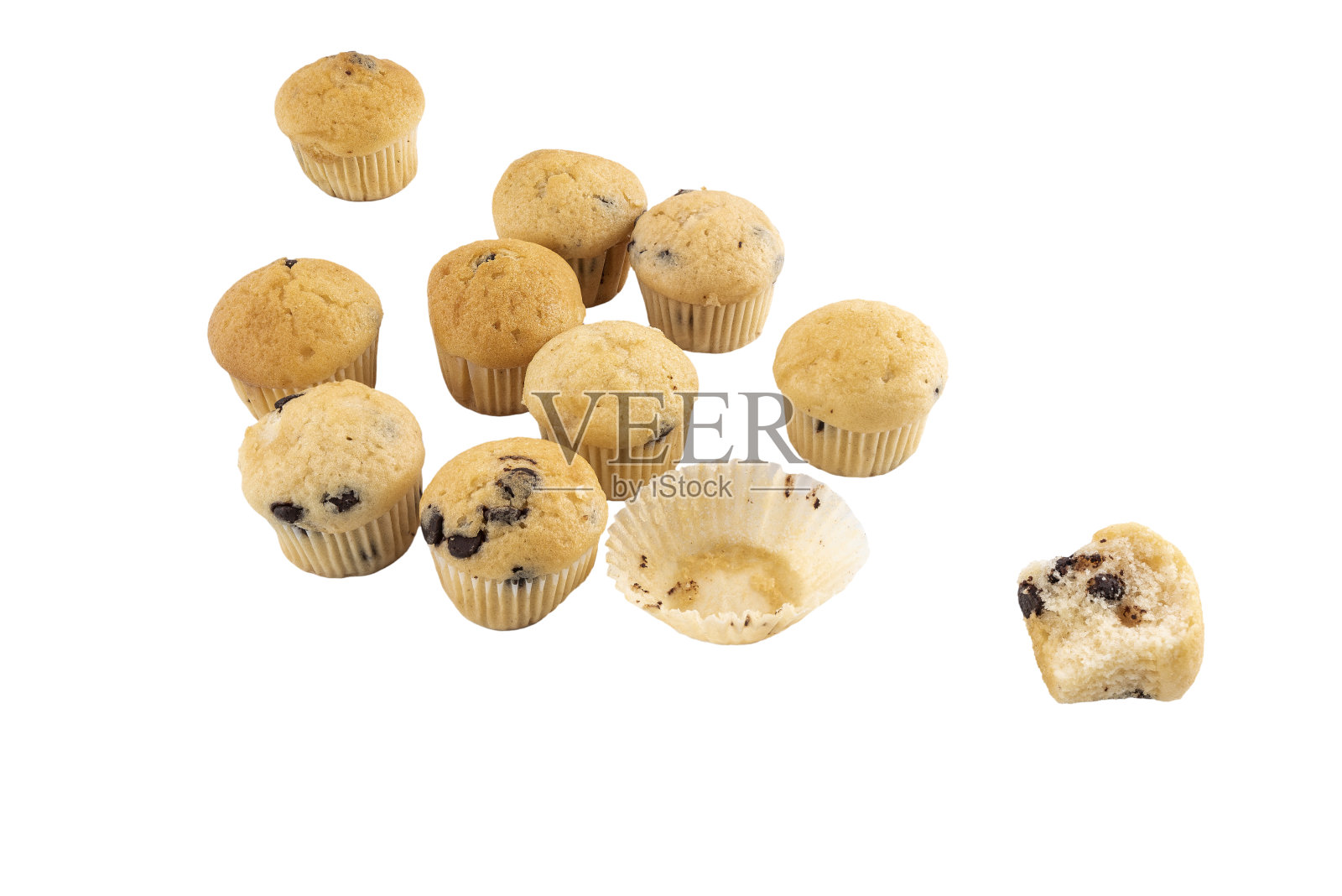 巧克力松饼照片摄影图片