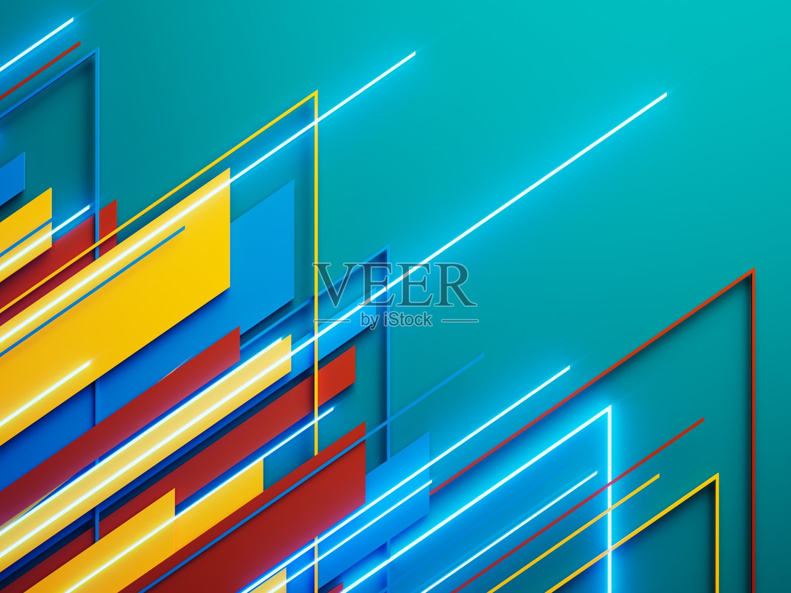 3d背景图片说明。技术高科技渲染。3 d几何照片摄影图片