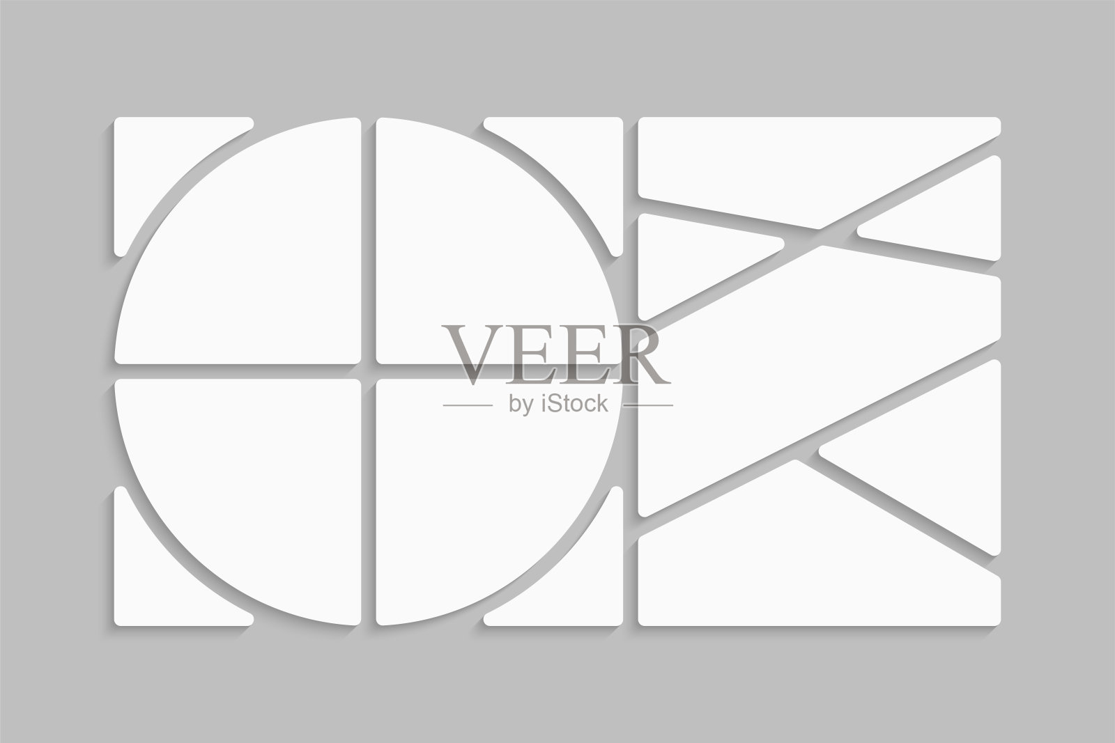 模板拼贴十帧，图像，照片插画图片素材